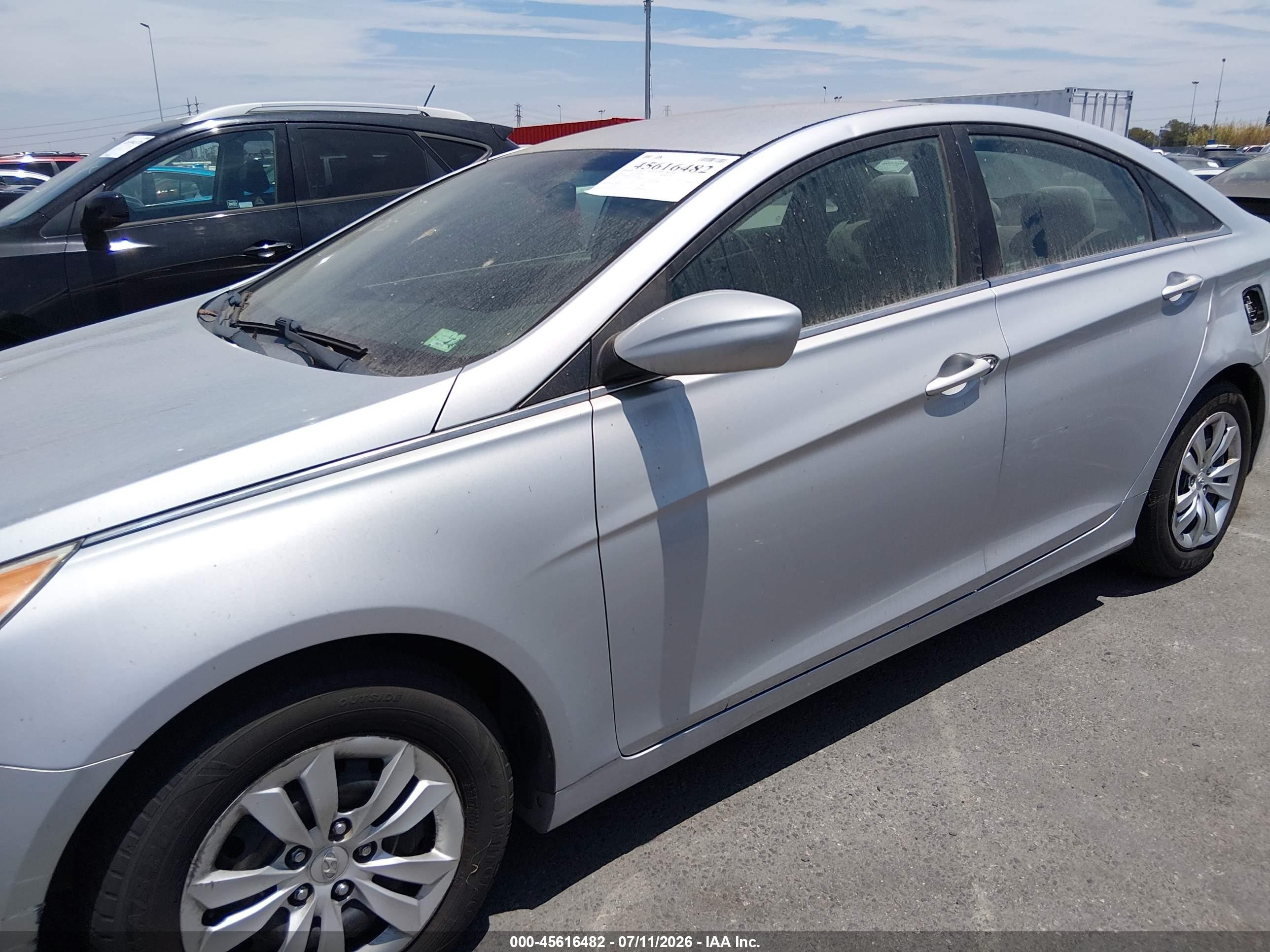 2012 Hyundai Sonata Gls Gray vin: 5NPEB4AC2CH473504