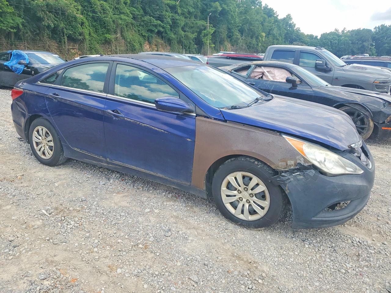 2012 Hyundai Sonata Gls Blue vin: 5NPEB4AC2CH480534