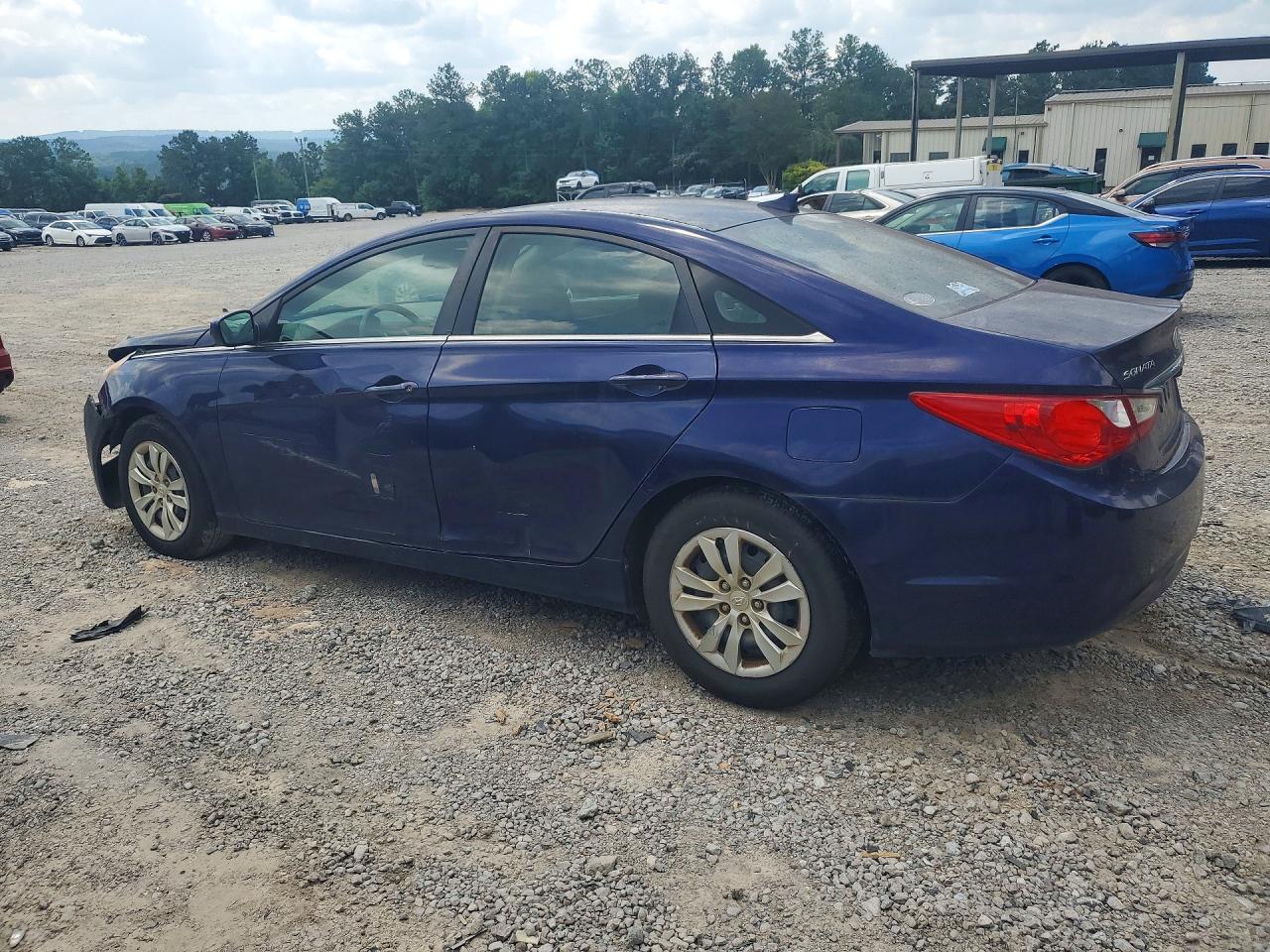 2012 Hyundai Sonata Gls Blue vin: 5NPEB4AC2CH480534