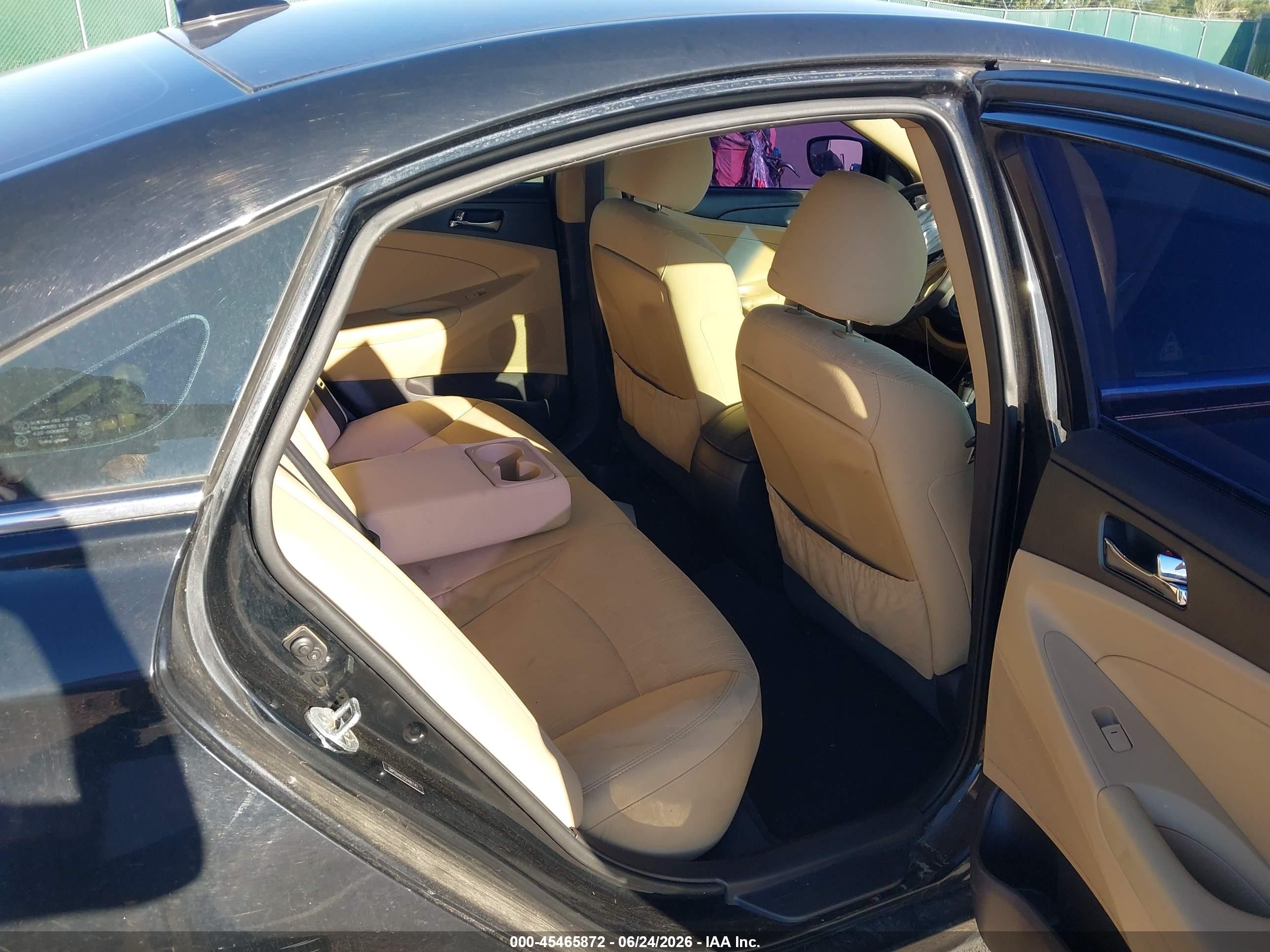2012 Hyundai Sonata Gls Black vin: 5NPEB4AC2CH481747