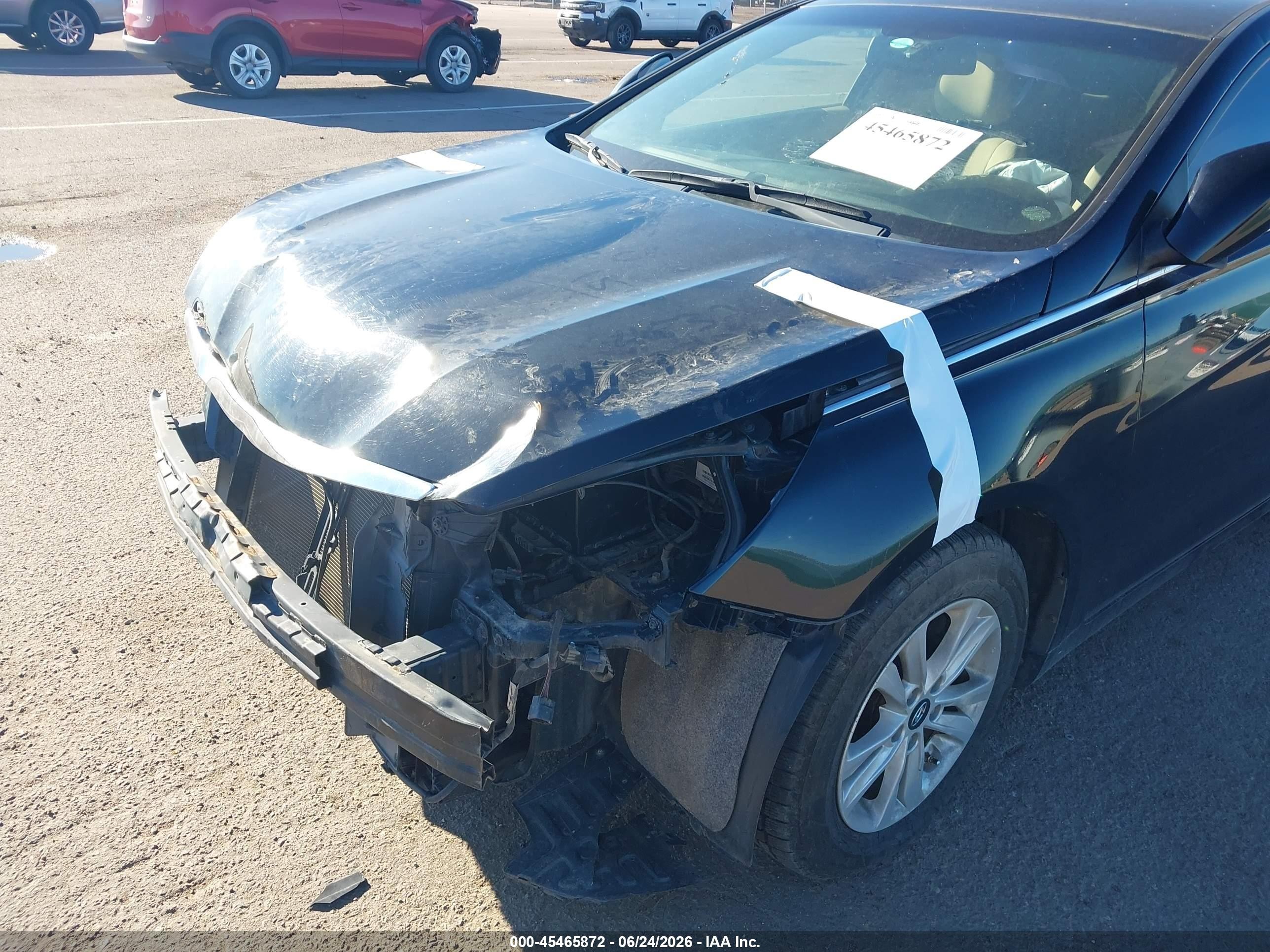 2012 Hyundai Sonata Gls Black vin: 5NPEB4AC2CH481747
