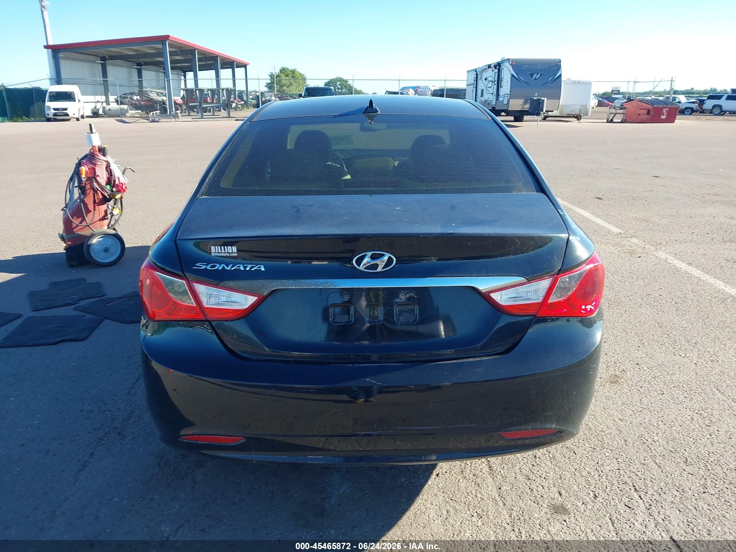 2012 Hyundai Sonata Gls Black vin: 5NPEB4AC2CH481747