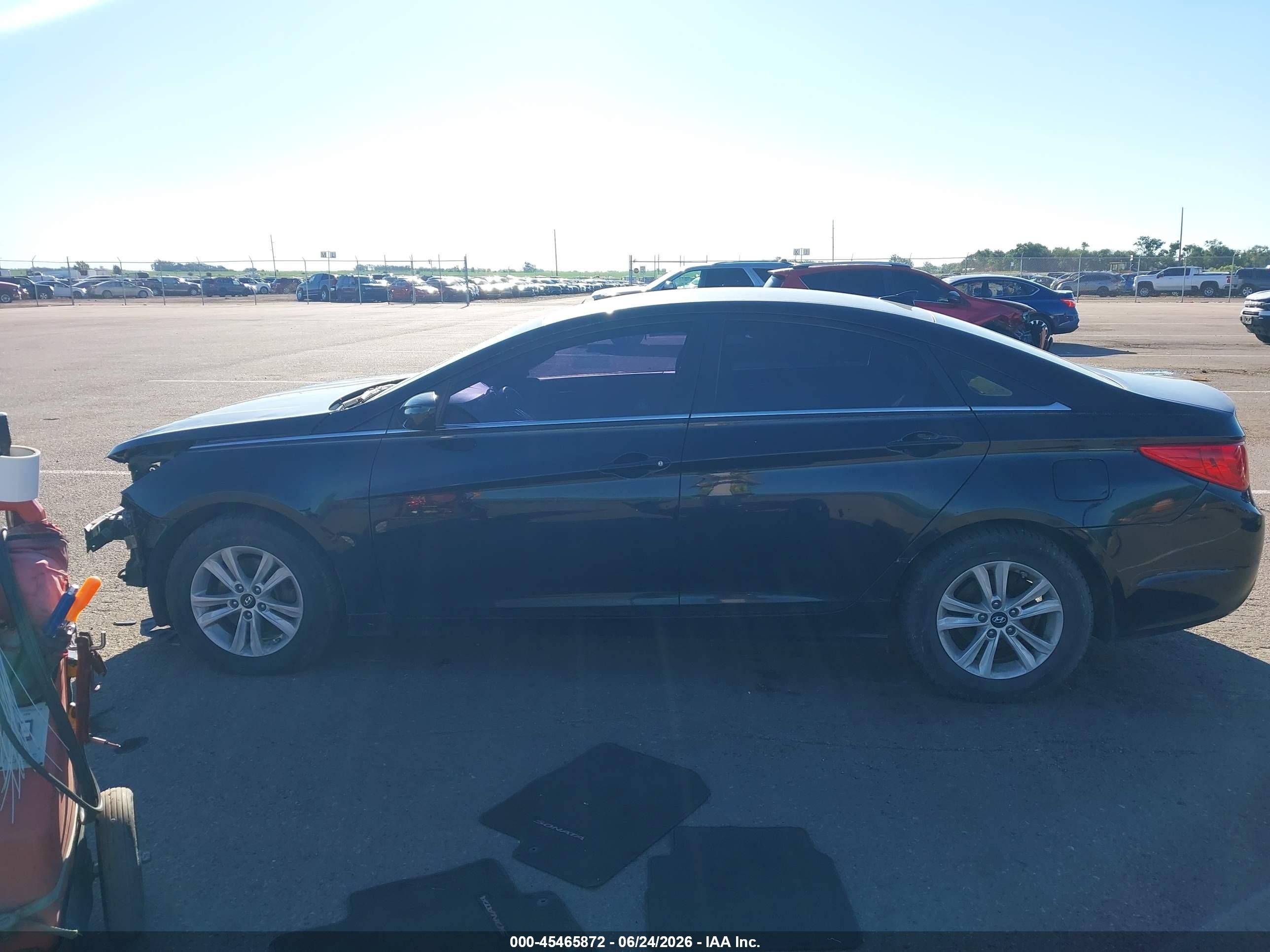 2012 Hyundai Sonata Gls Black vin: 5NPEB4AC2CH481747