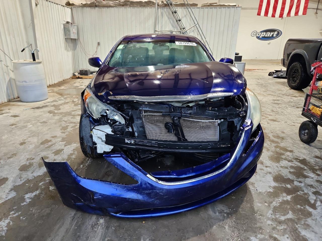 2012 Hyundai Sonata Gls Blue vin: 5NPEB4AC2CH482672