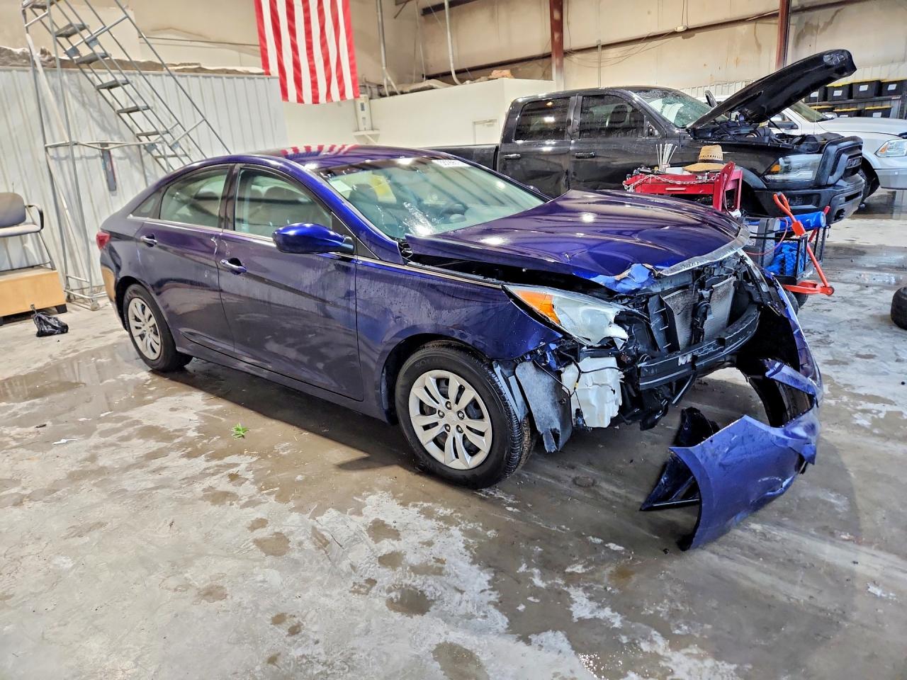 2012 Hyundai Sonata Gls Blue vin: 5NPEB4AC2CH482672