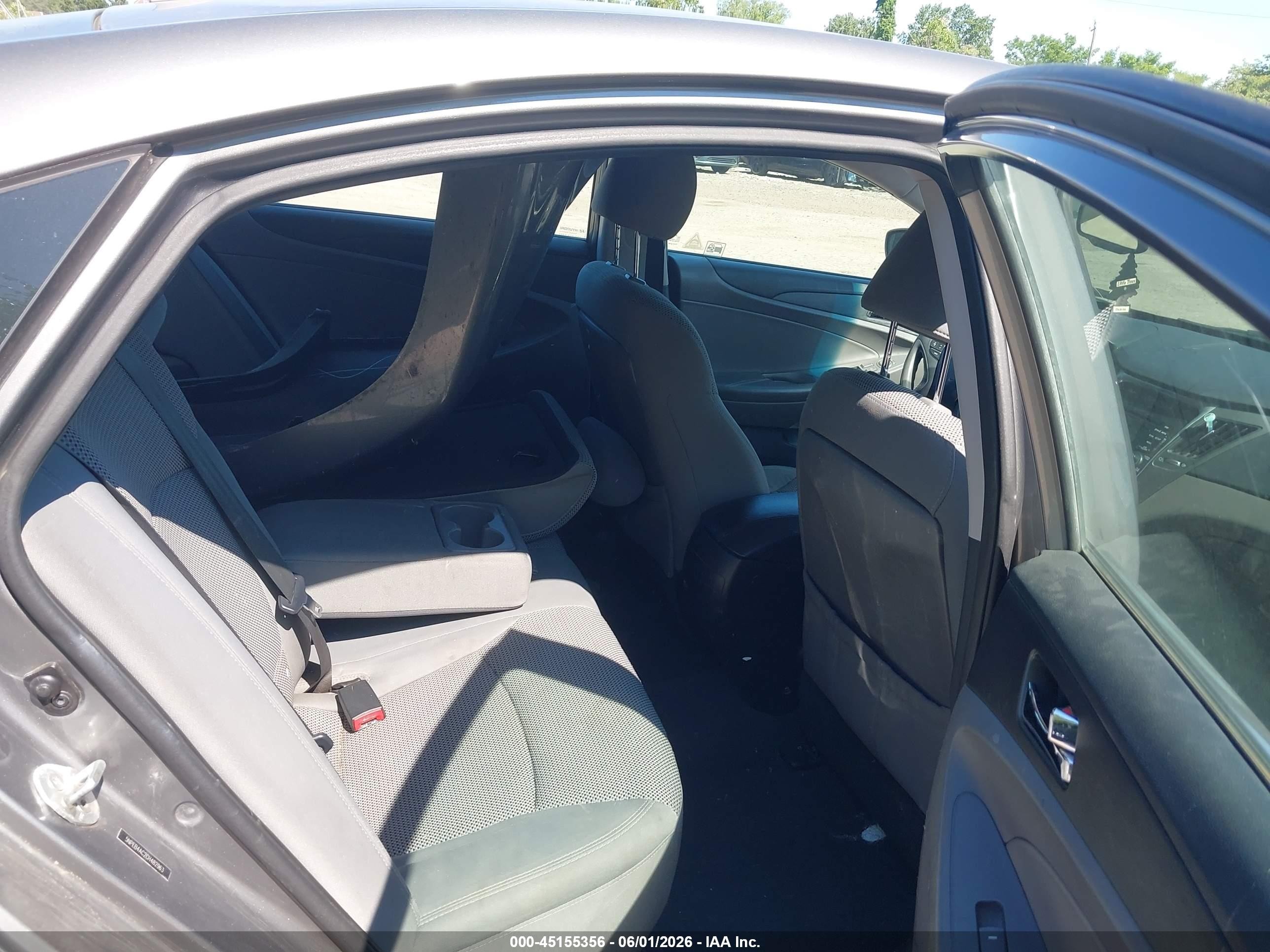 2012 Hyundai Sonata Gls Gray vin: 5NPEB4AC2CH482963