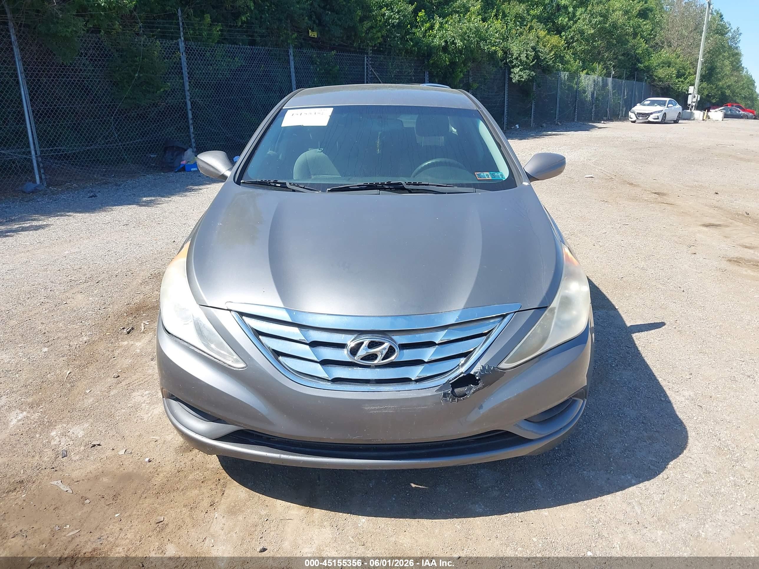2012 Hyundai Sonata Gls Gray vin: 5NPEB4AC2CH482963