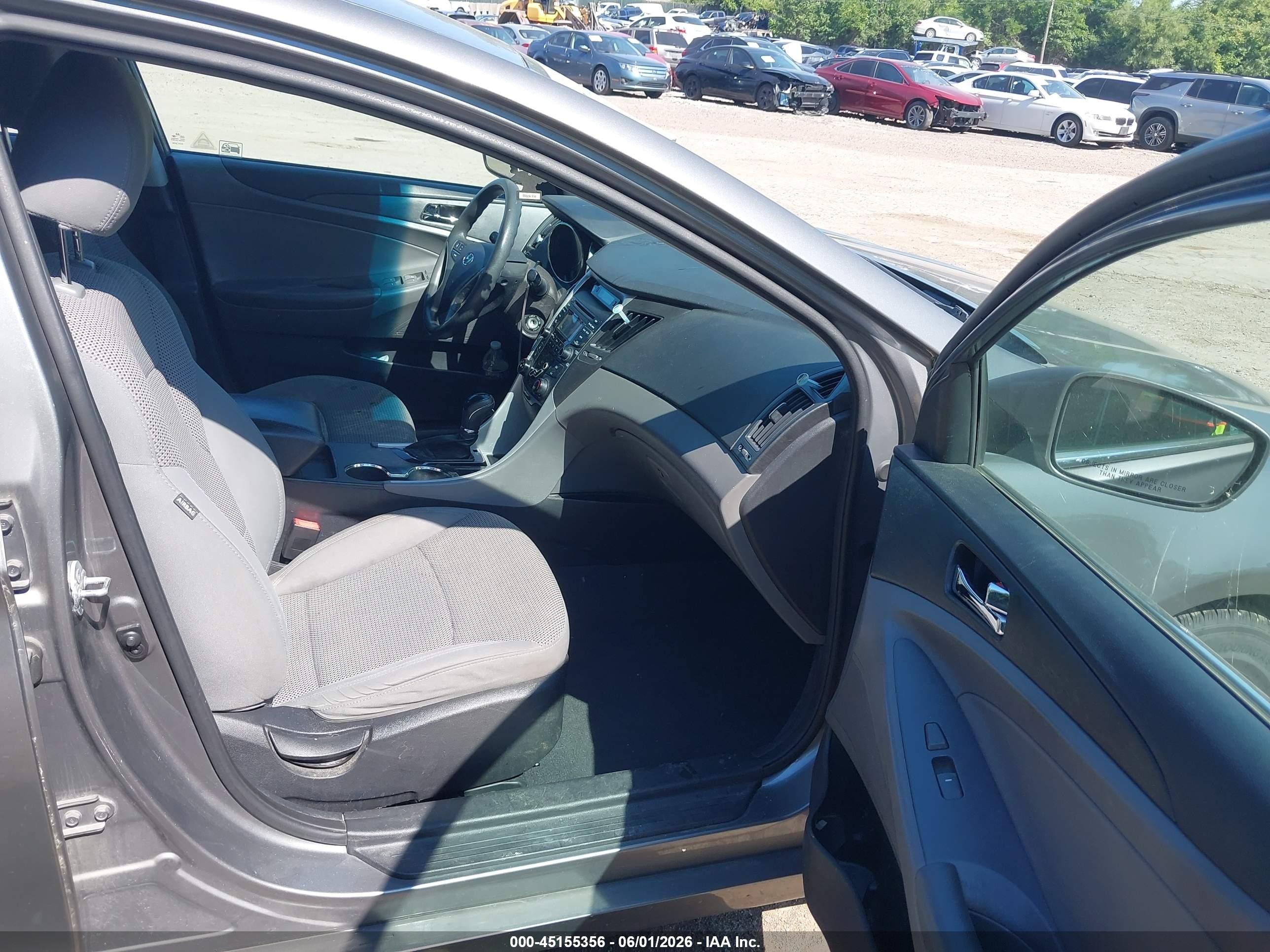2012 Hyundai Sonata Gls Gray vin: 5NPEB4AC2CH482963
