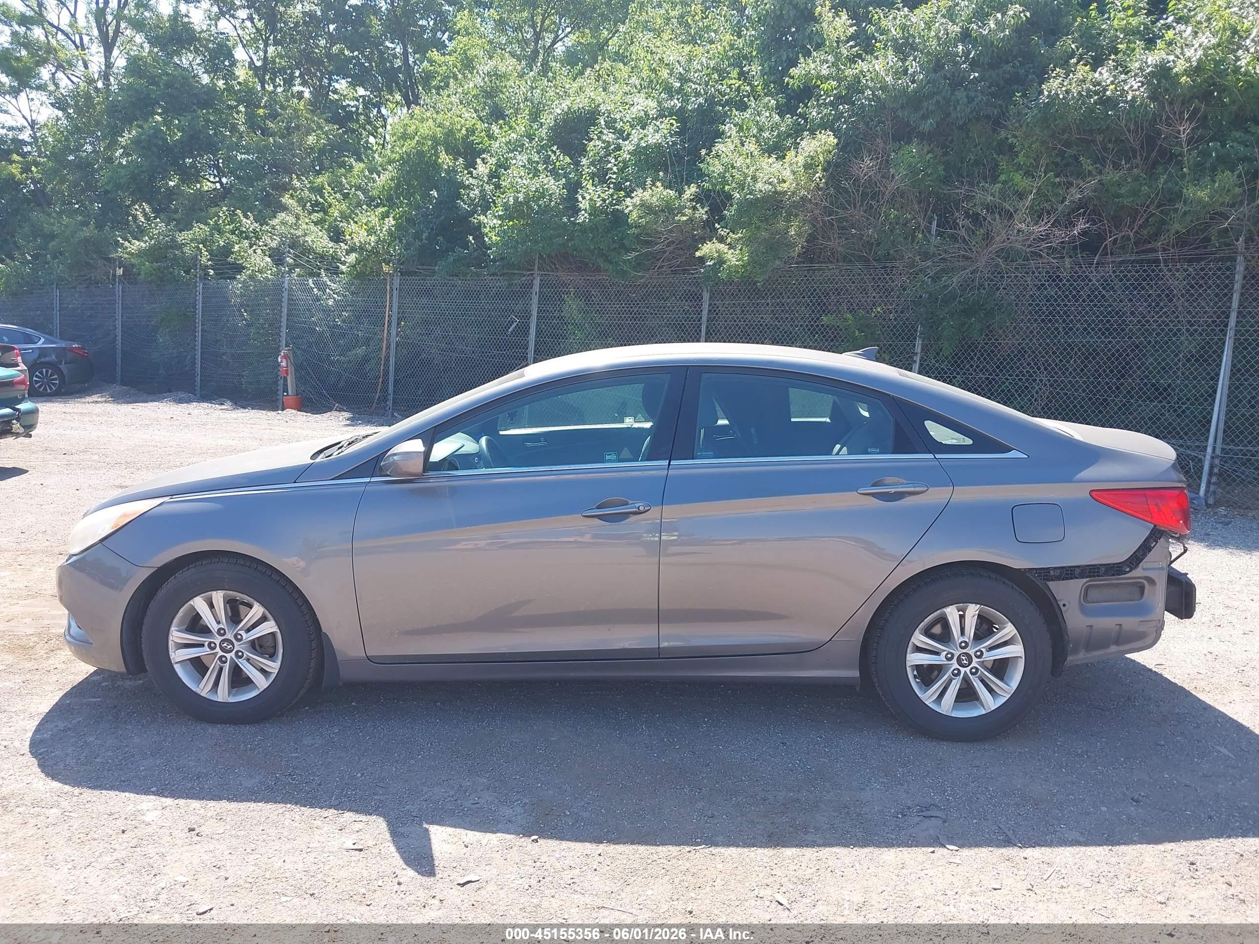 2012 Hyundai Sonata Gls Gray vin: 5NPEB4AC2CH482963