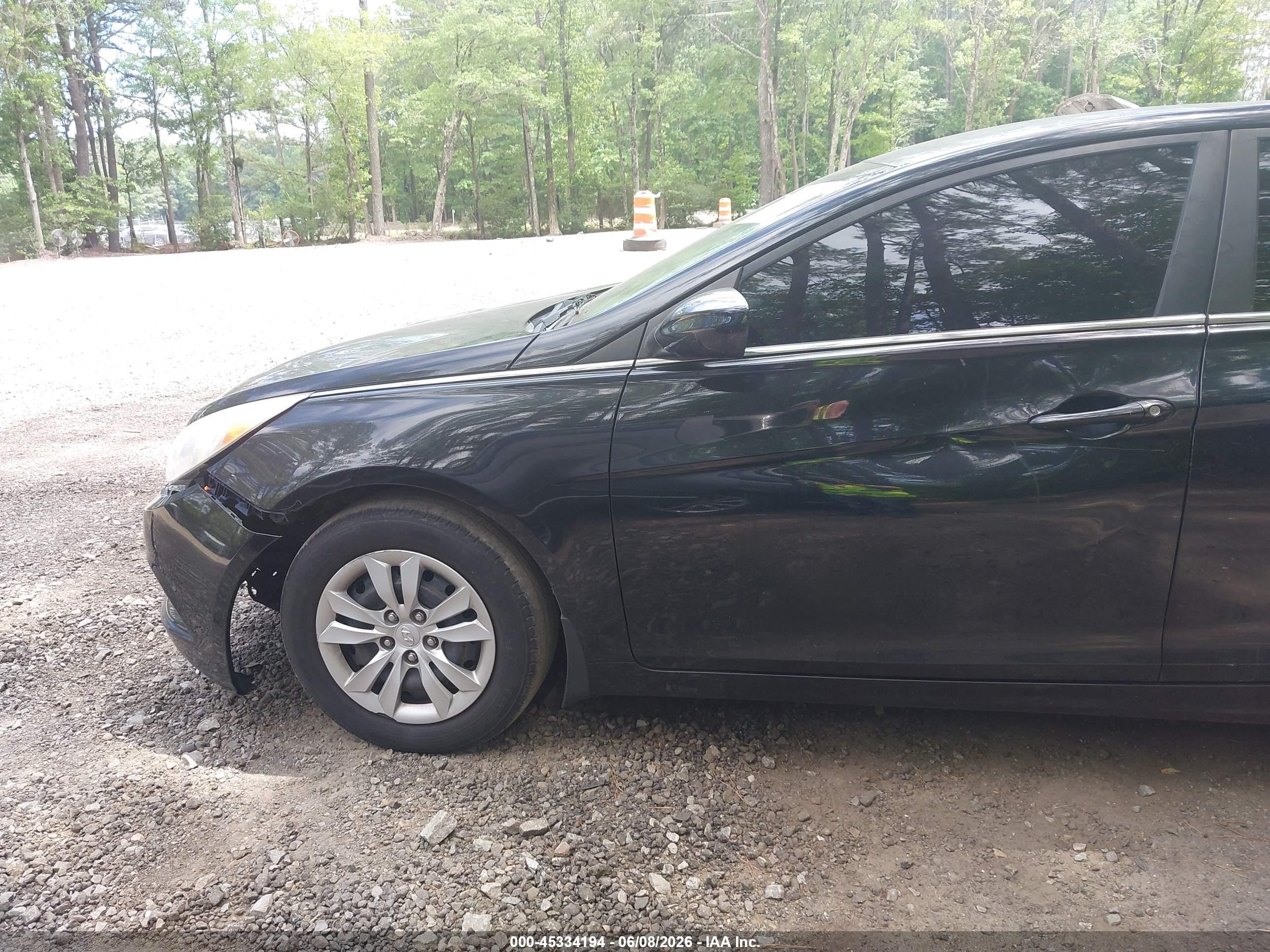 2012 Hyundai Sonata Gls Black vin: 5NPEB4AC2CH485006