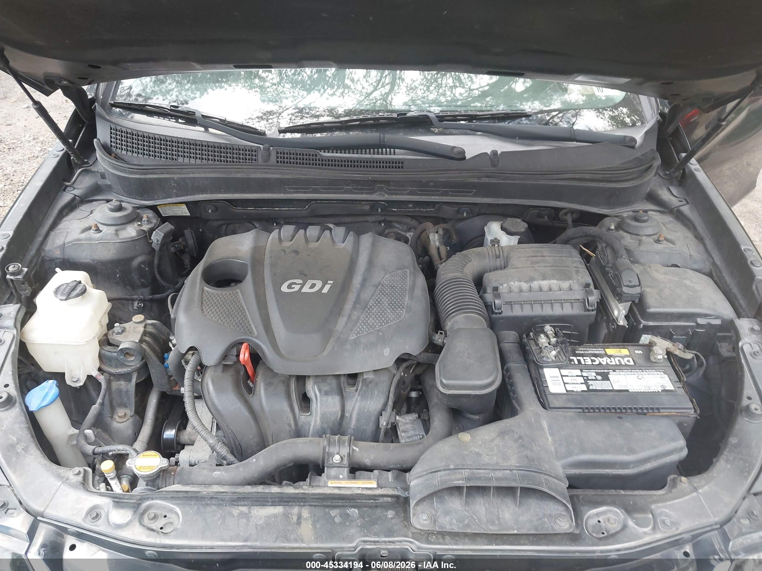 2012 Hyundai Sonata Gls Black vin: 5NPEB4AC2CH485006