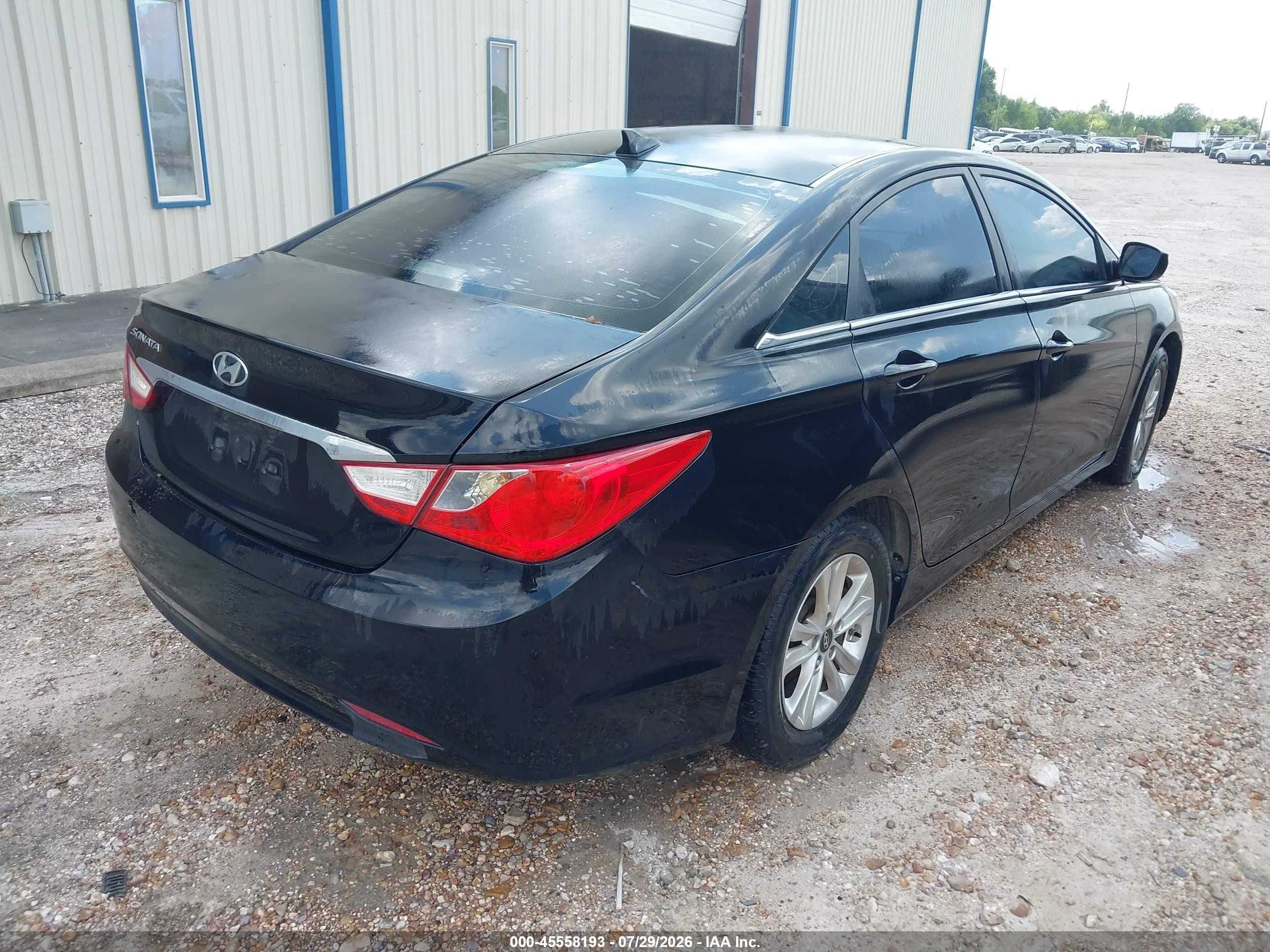 2012 Hyundai Sonata Gls Black vin: 5NPEB4AC2CH490089