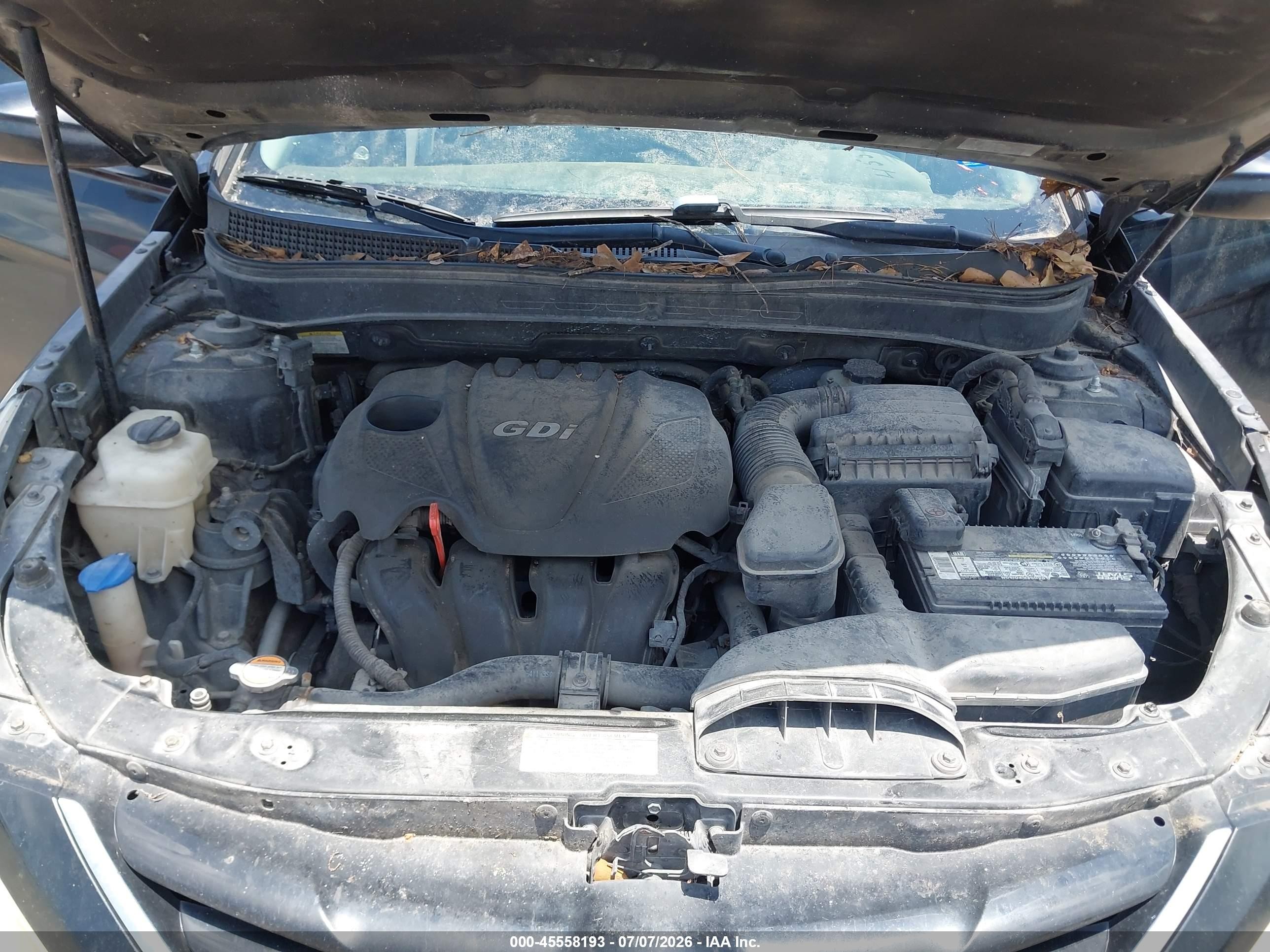 2012 Hyundai Sonata Gls Black vin: 5NPEB4AC2CH490089