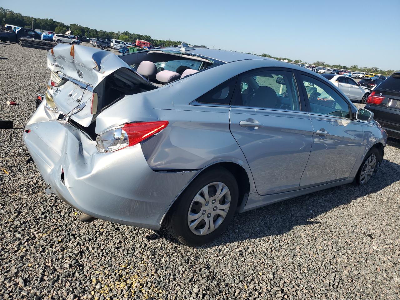 2012 Hyundai Sonata Gls Blue vin: 5NPEB4AC2CH491257