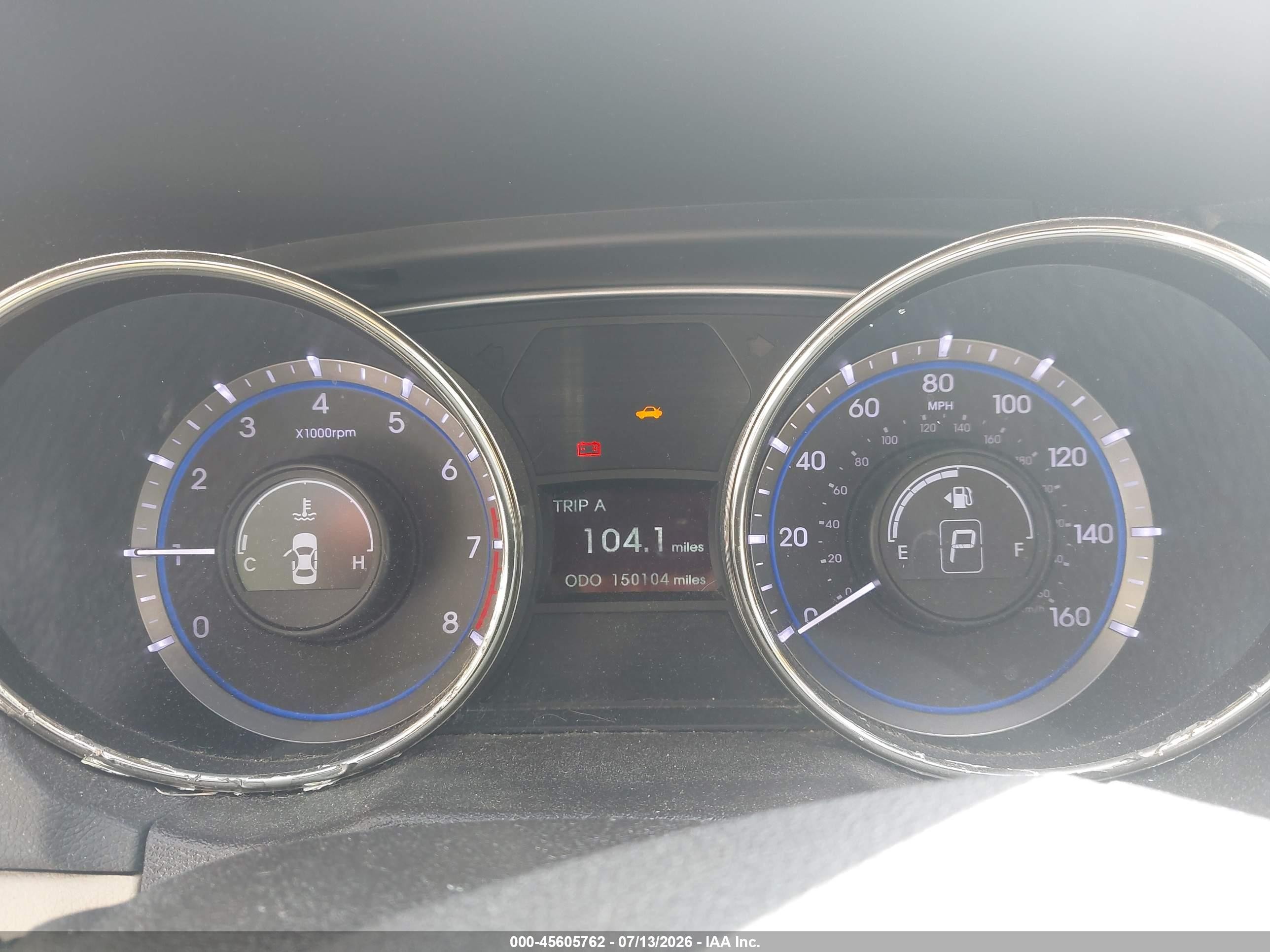 2012 Hyundai Sonata Gls White vin: 5NPEB4AC2CH493655