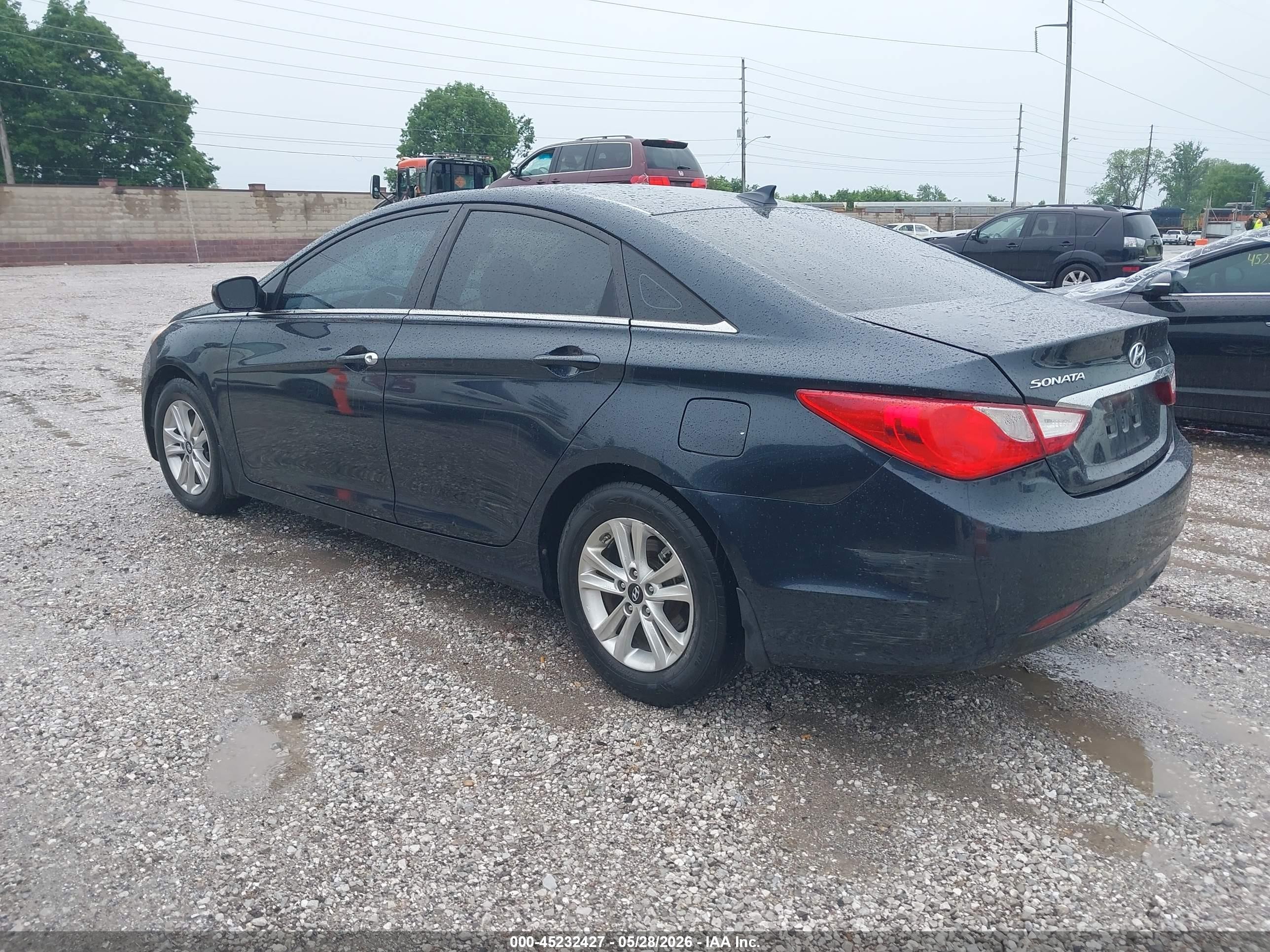 2012 Hyundai Sonata Gls Dark Blue vin: 5NPEB4AC2CH494434