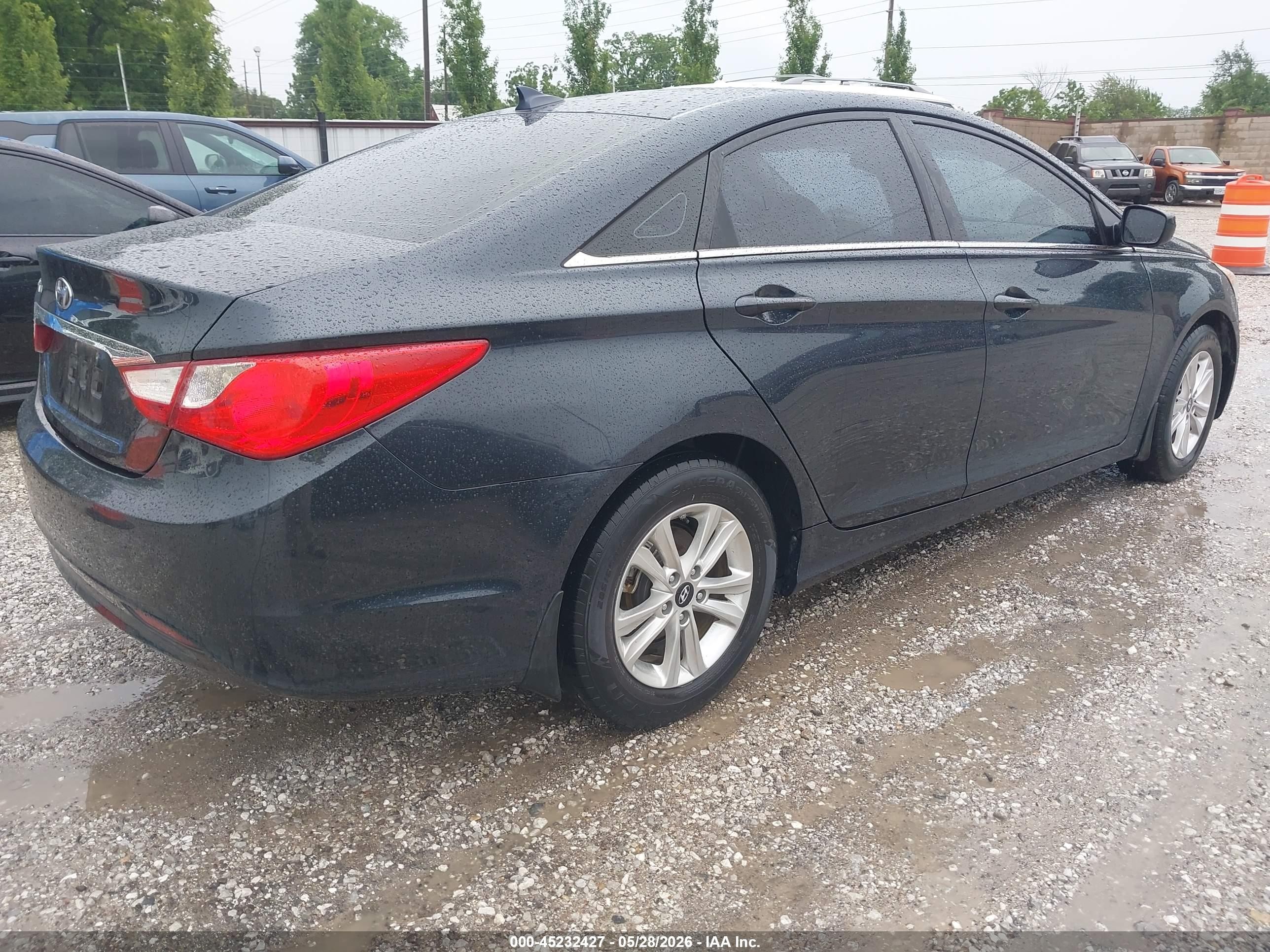 2012 Hyundai Sonata Gls Dark Blue vin: 5NPEB4AC2CH494434