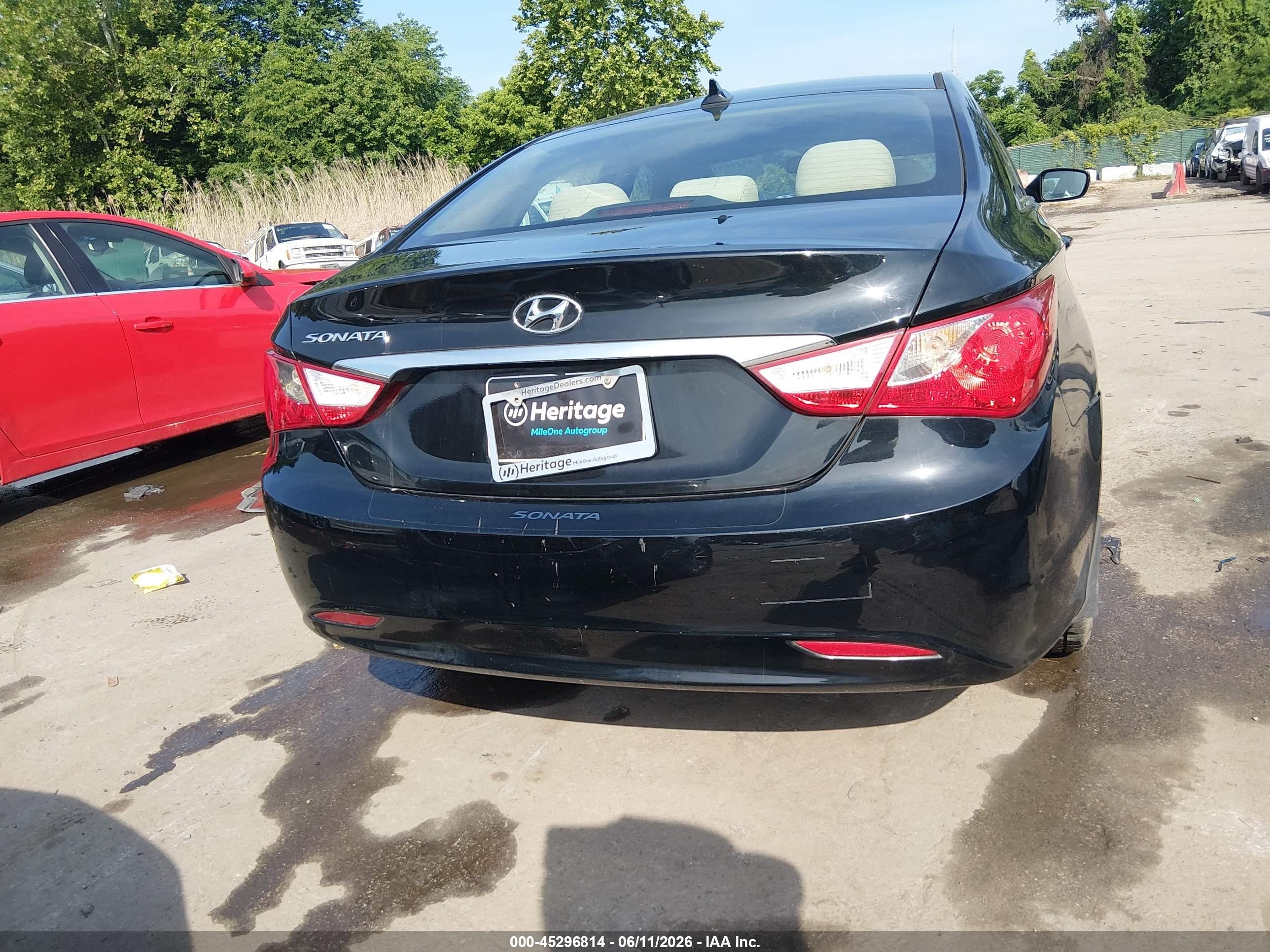 2012 Hyundai Sonata Gls Черный vin: 5NPEB4AC2CH501091