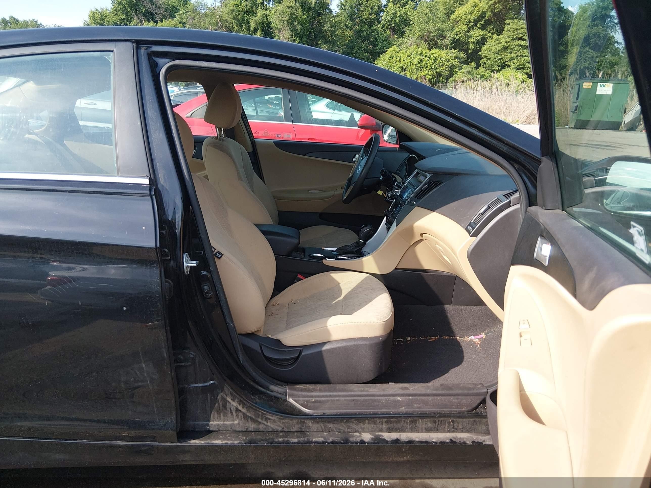 2012 Hyundai Sonata Gls Черный vin: 5NPEB4AC2CH501091