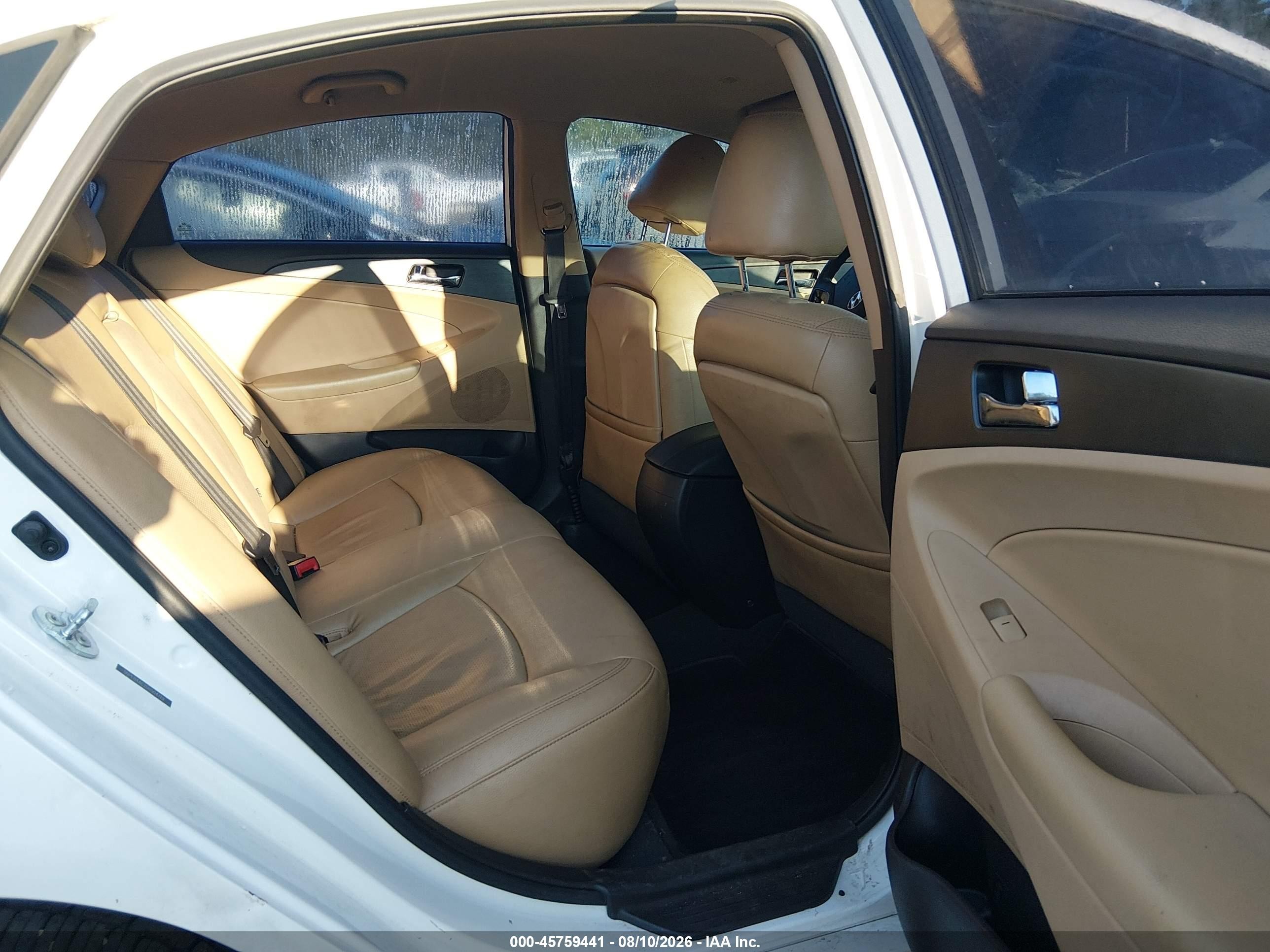 2013 Hyundai Sonata Gls White vin: 5NPEB4AC2DH504719