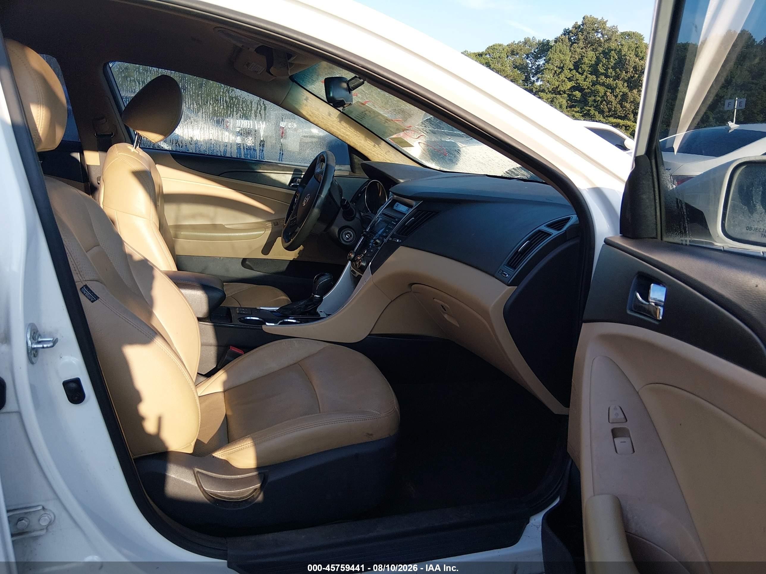 2013 Hyundai Sonata Gls White vin: 5NPEB4AC2DH504719