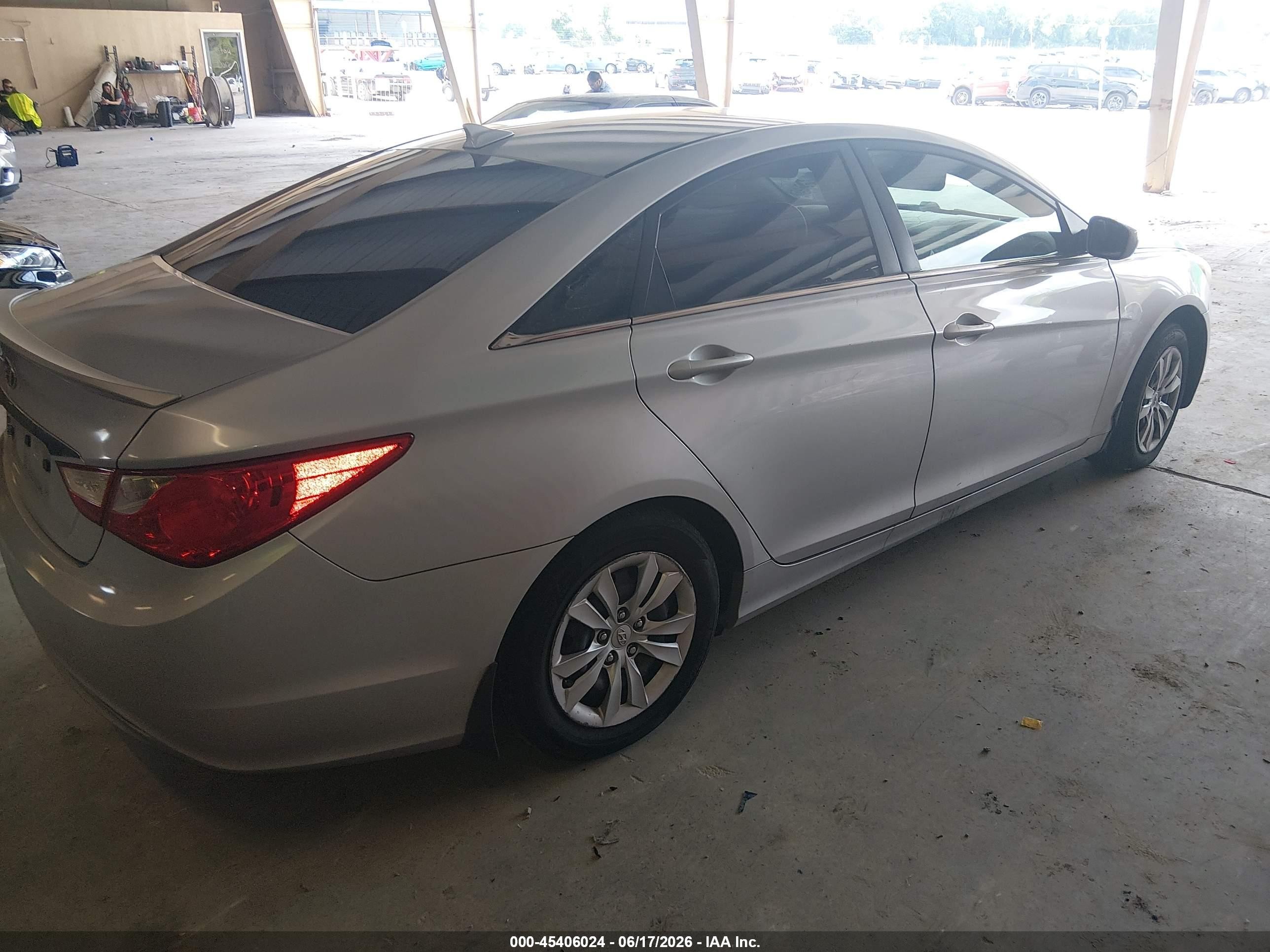 2013 Hyundai Sonata Gls Gray vin: 5NPEB4AC2DH505501