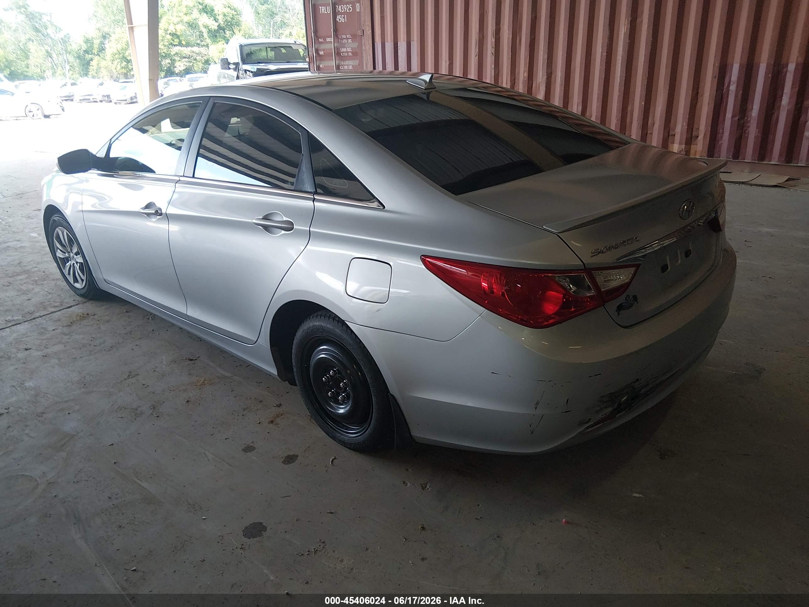 2013 Hyundai Sonata Gls Gray vin: 5NPEB4AC2DH505501