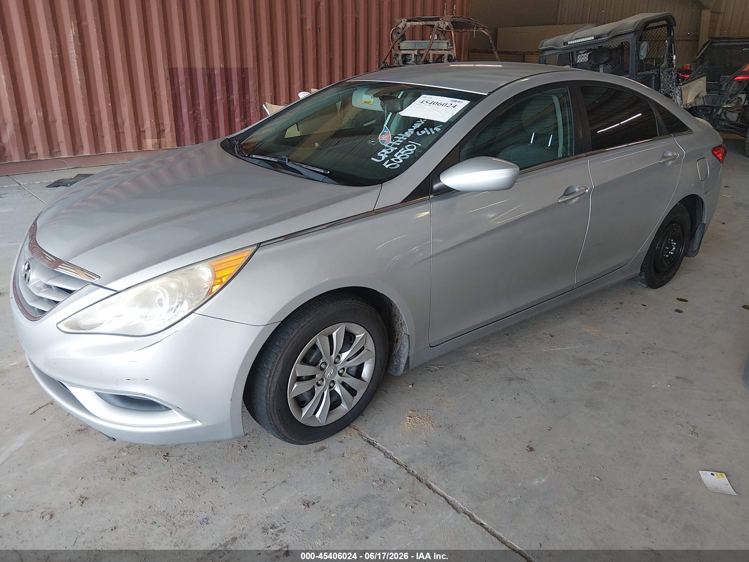 2013 Hyundai Sonata Gls Gray vin: 5NPEB4AC2DH505501