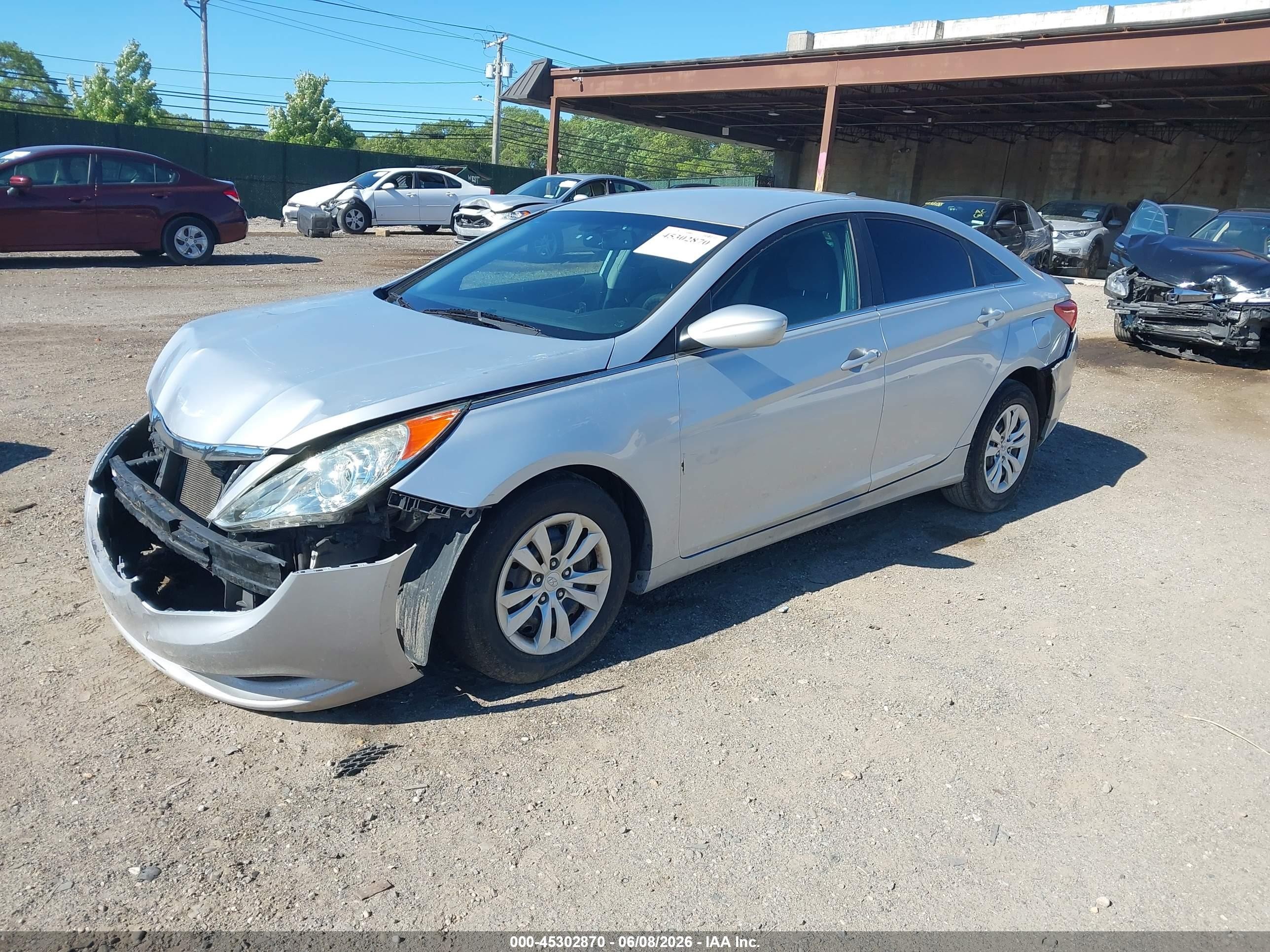 2013 Hyundai Sonata Gls Серебряный vin: 5NPEB4AC2DH505630