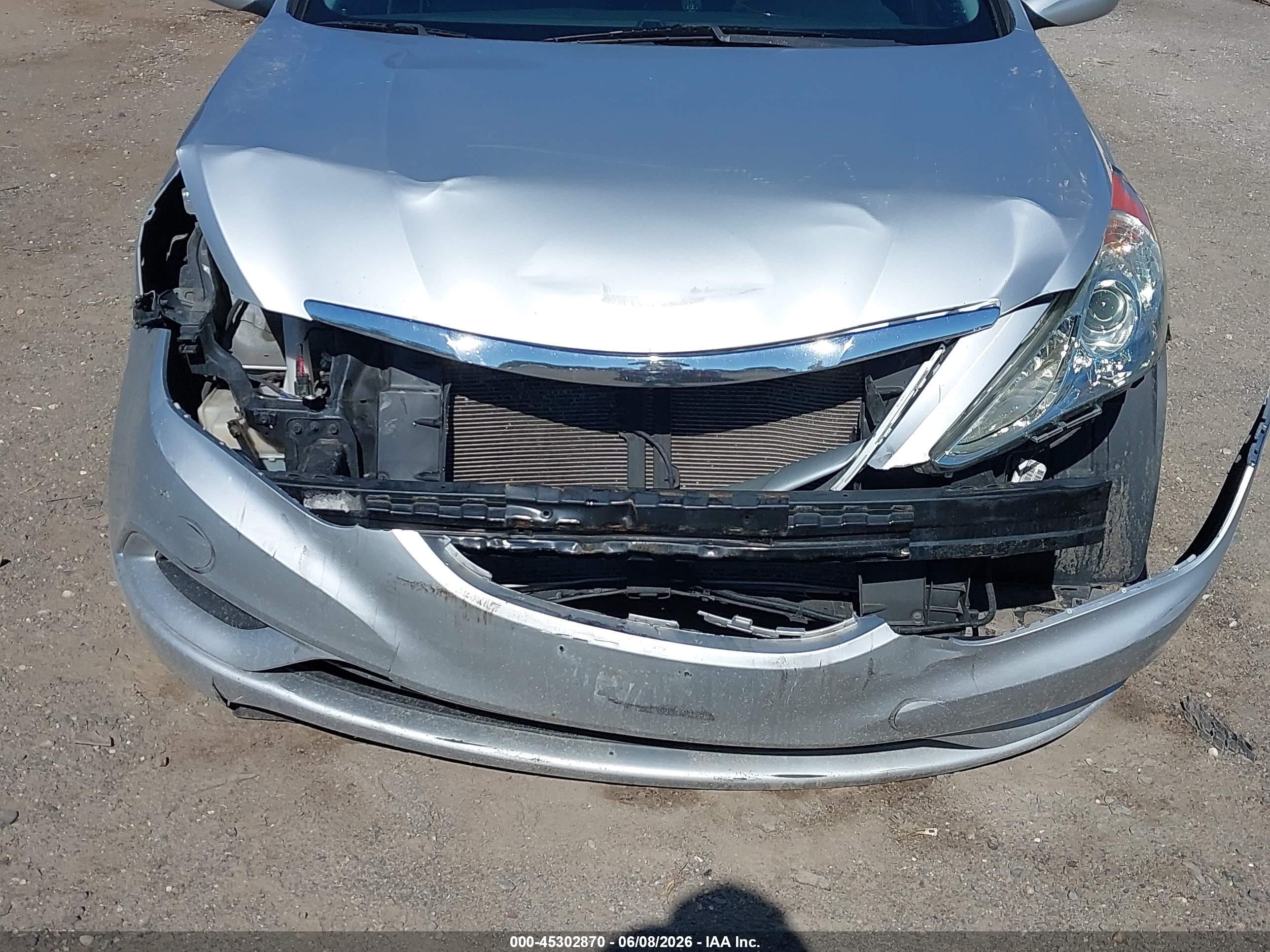 2013 Hyundai Sonata Gls Серебряный vin: 5NPEB4AC2DH505630