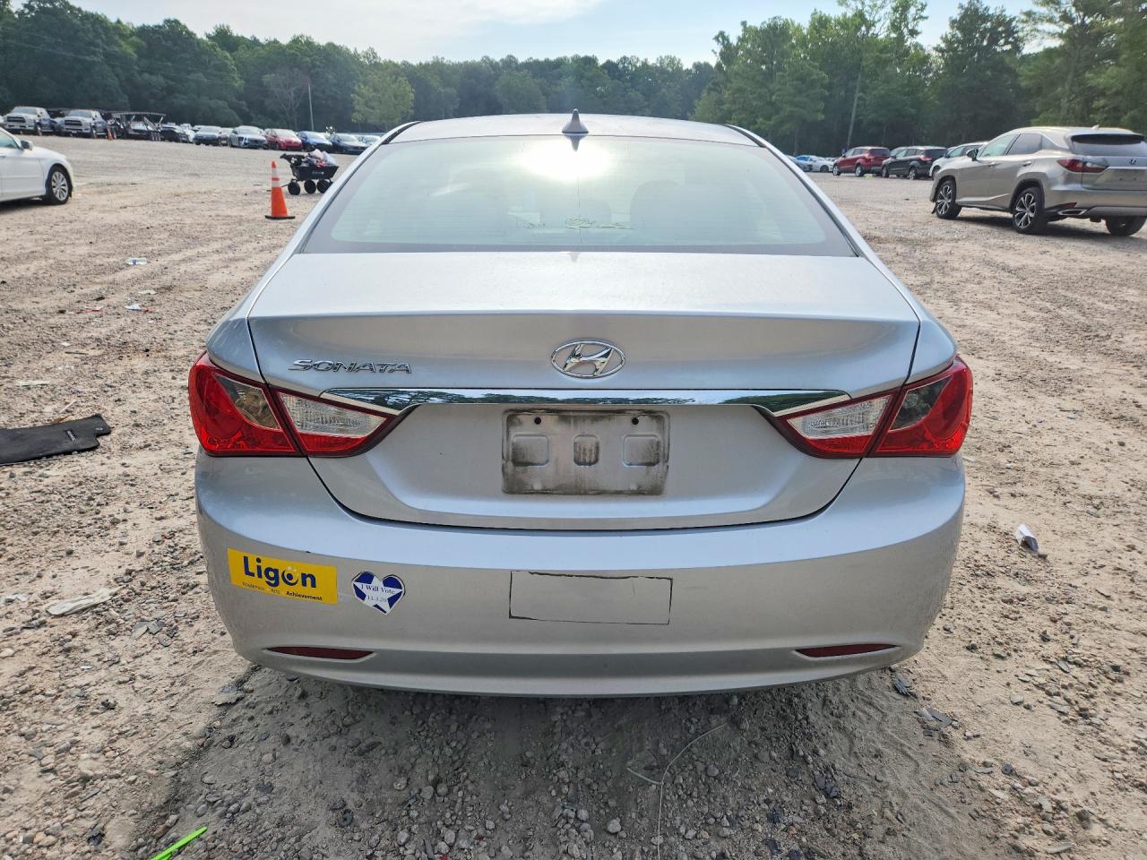 2013 Hyundai Sonata Gls Silver vin: 5NPEB4AC2DH506454