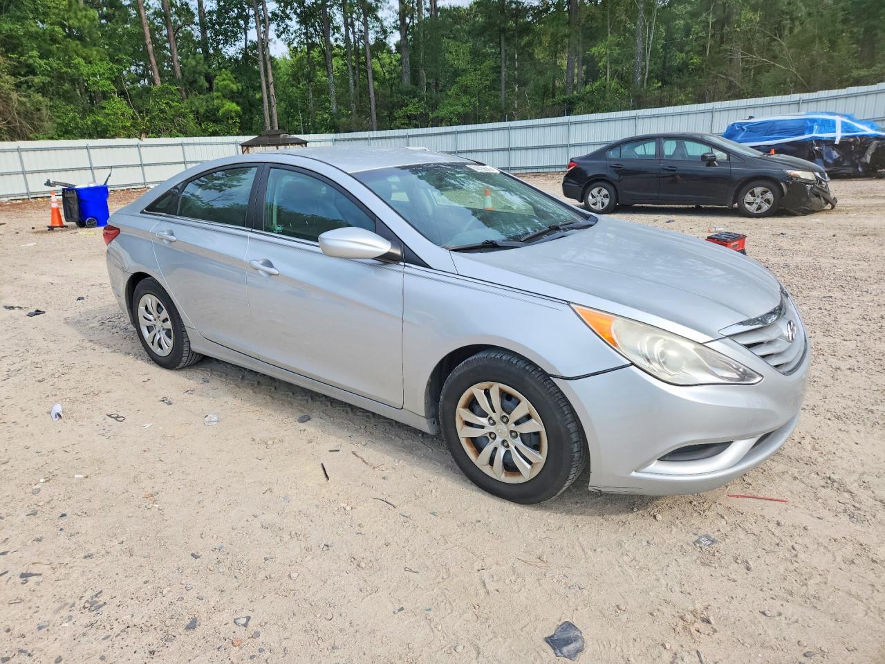 2013 Hyundai Sonata Gls Silver vin: 5NPEB4AC2DH506454