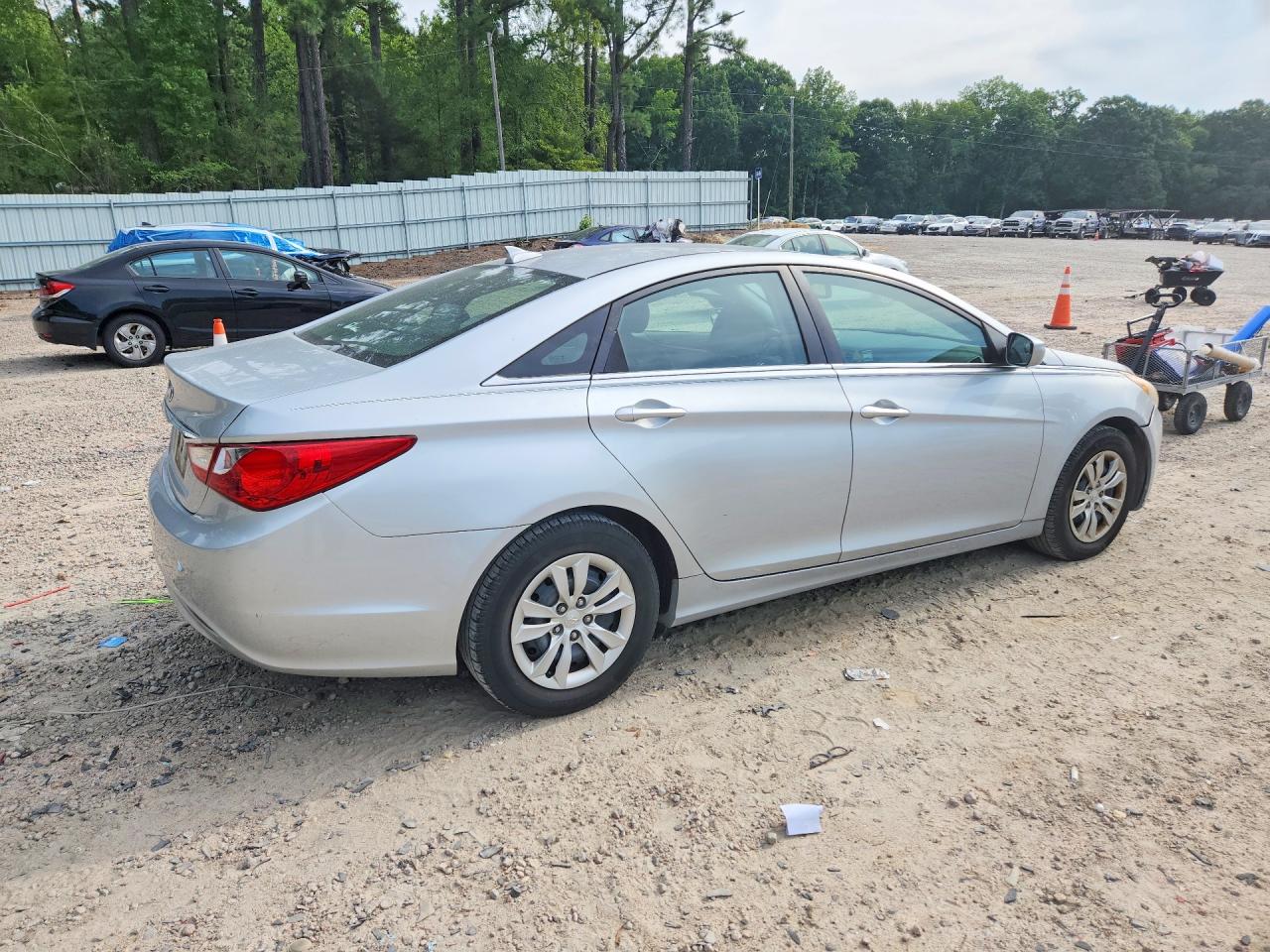 2013 Hyundai Sonata Gls Silver vin: 5NPEB4AC2DH506454