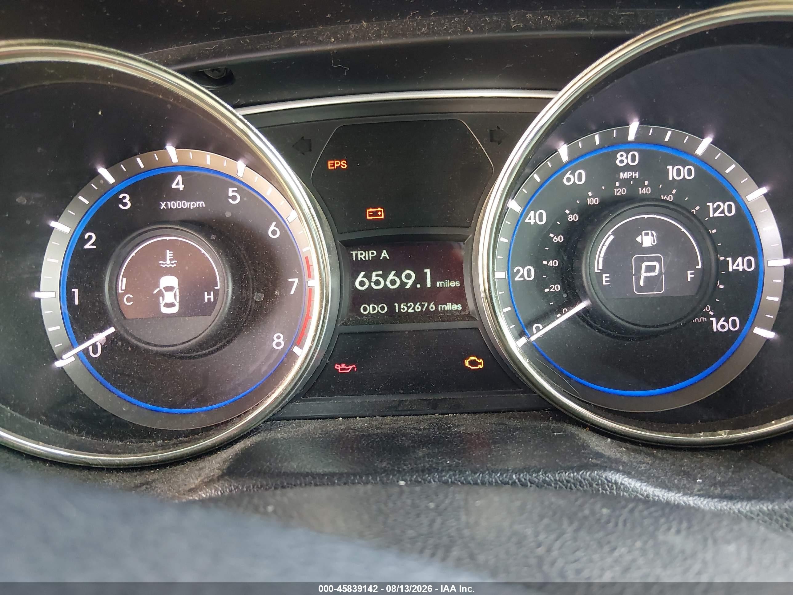 2013 Hyundai Sonata Gls Серый vin: 5NPEB4AC2DH507233