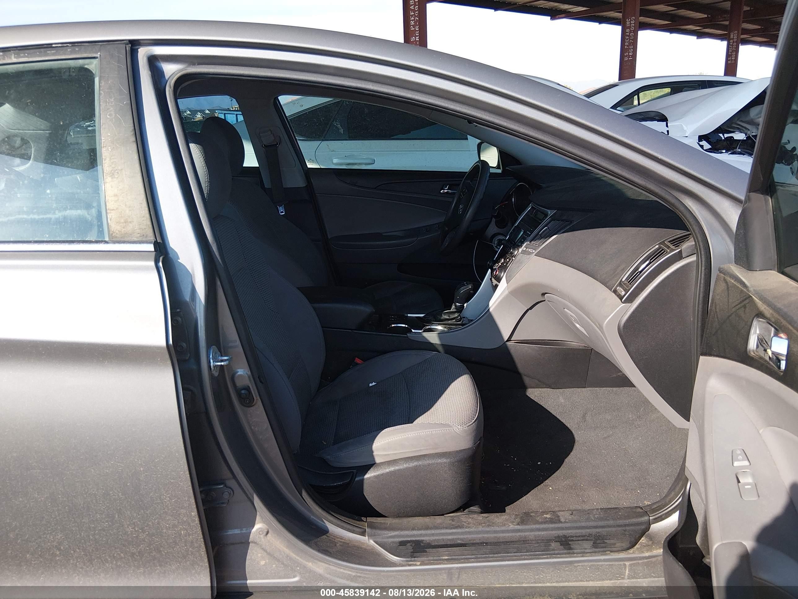 2013 Hyundai Sonata Gls Серый vin: 5NPEB4AC2DH507233