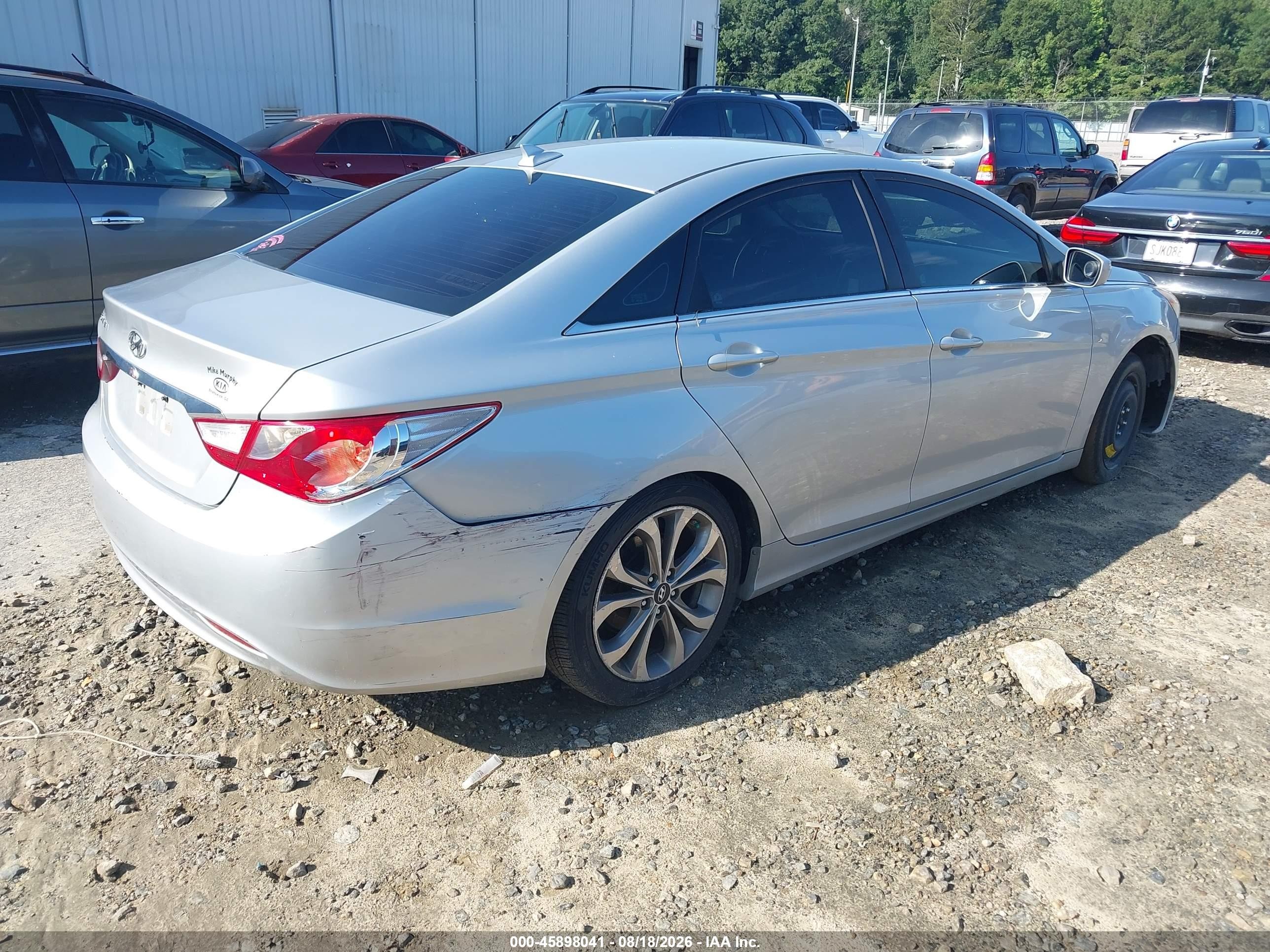 2013 Hyundai Sonata Gls Silver vin: 5NPEB4AC2DH509077