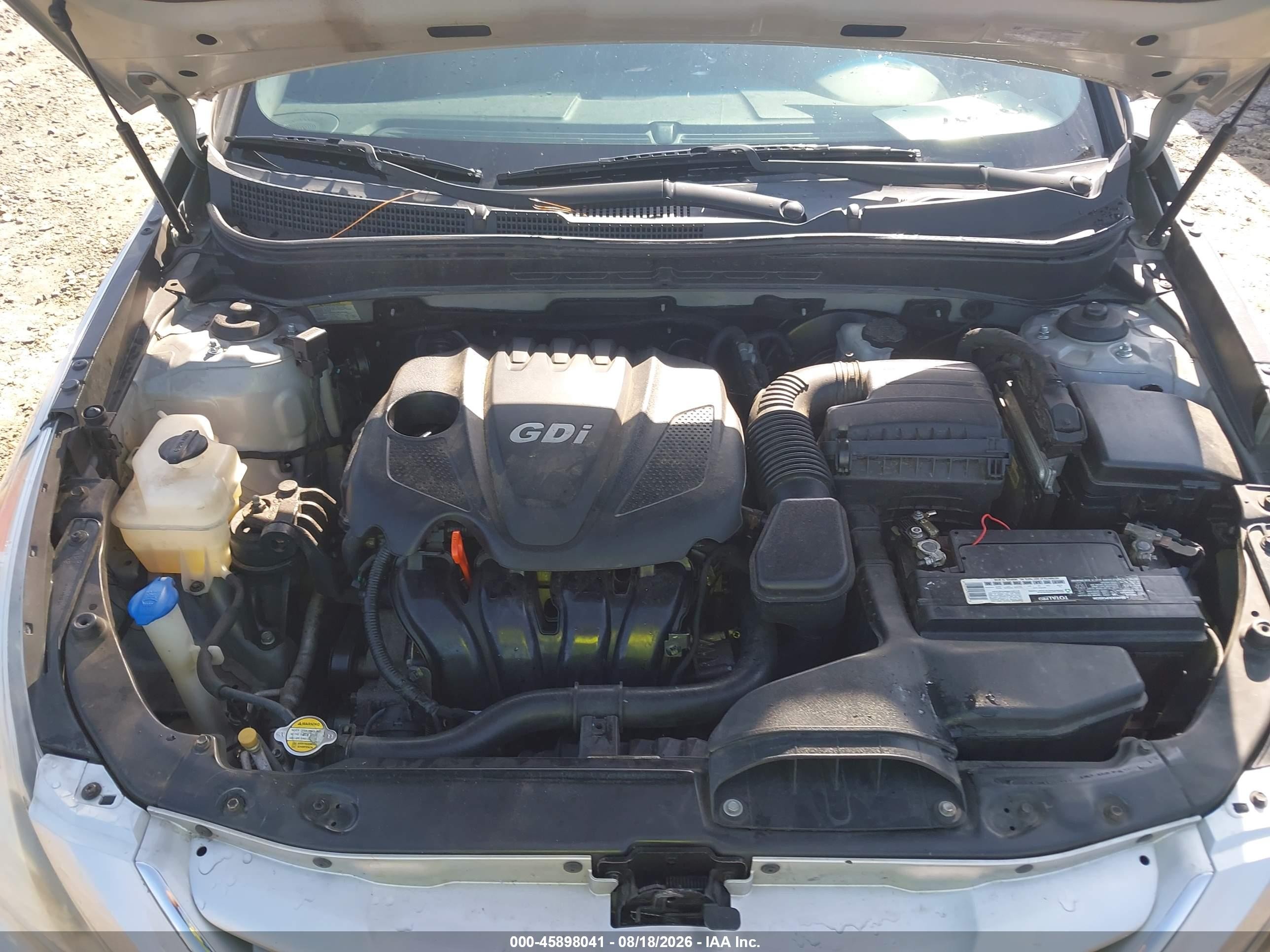 2013 Hyundai Sonata Gls Silver vin: 5NPEB4AC2DH509077