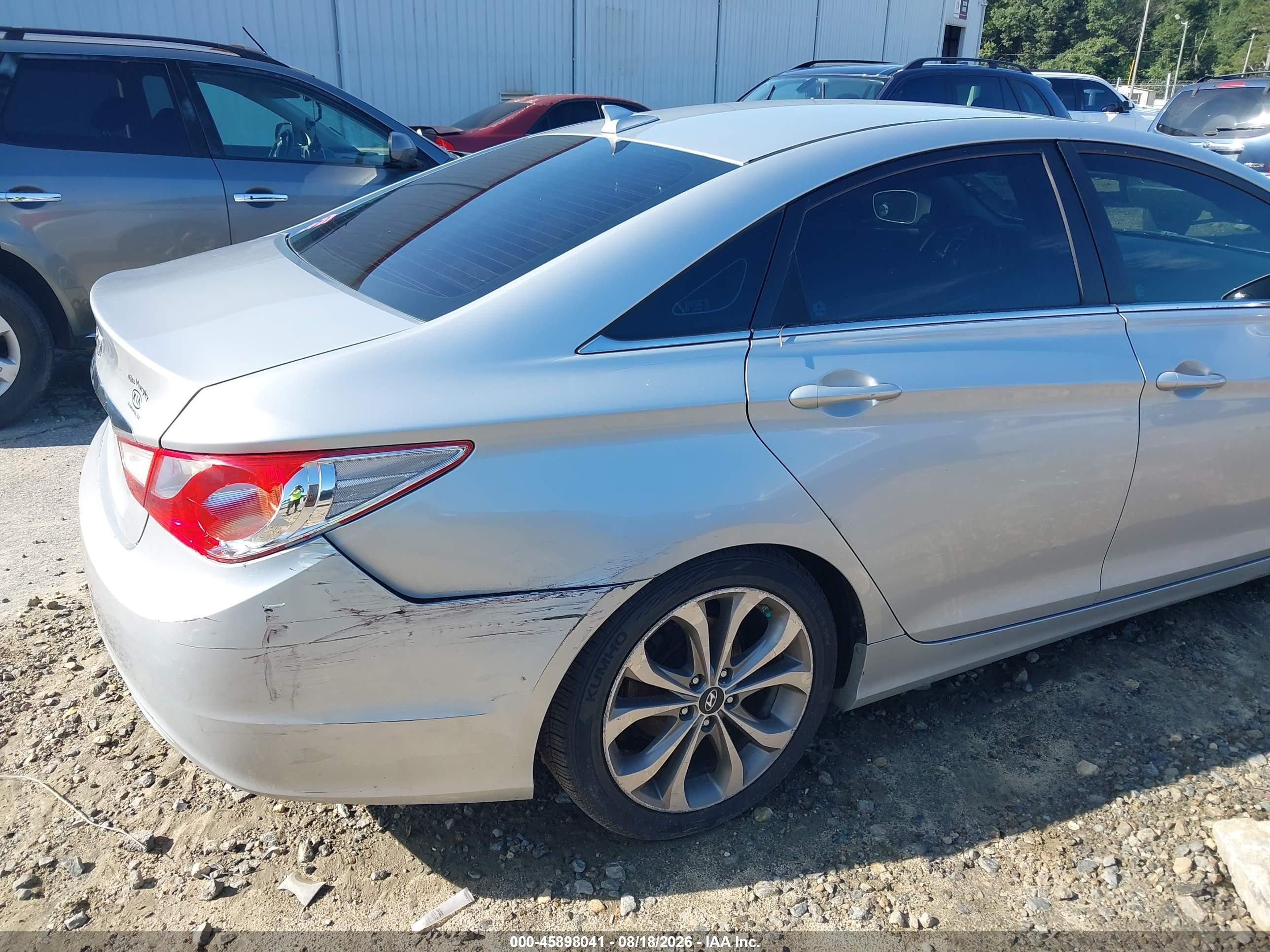 2013 Hyundai Sonata Gls Silver vin: 5NPEB4AC2DH509077