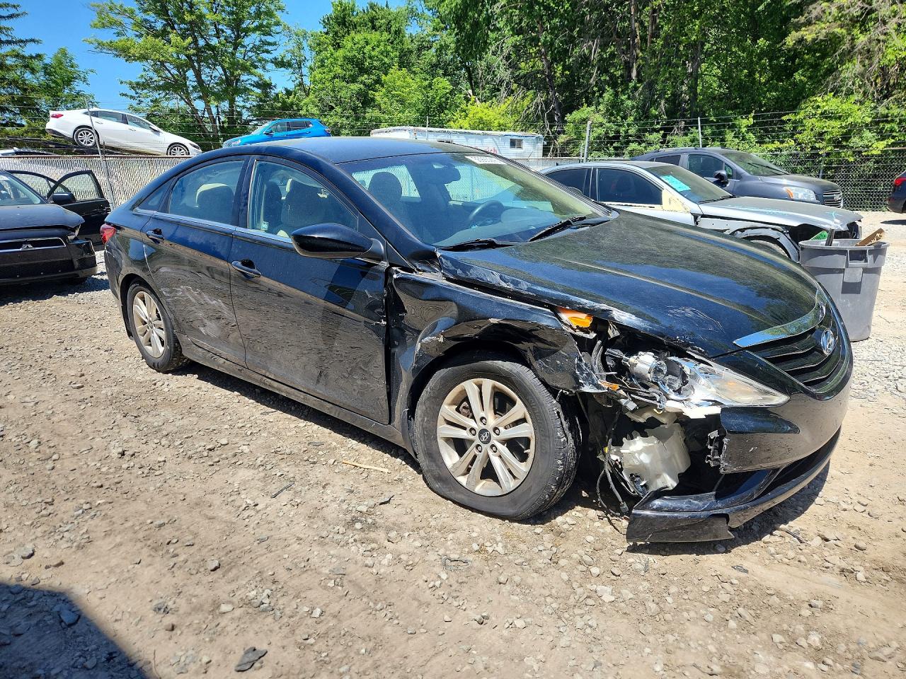 2013 Hyundai Sonata Gls Black vin: 5NPEB4AC2DH522296