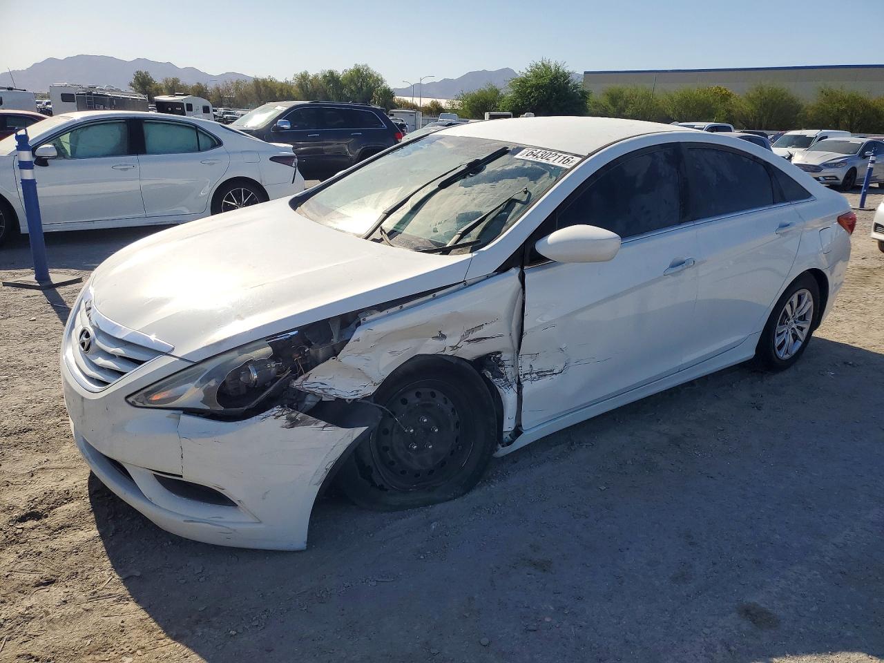 2013 Hyundai Sonata Gls White vin: 5NPEB4AC2DH532035