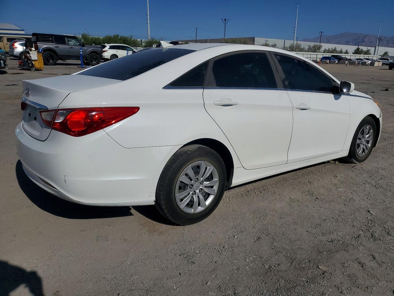 2013 Hyundai Sonata Gls White vin: 5NPEB4AC2DH532035
