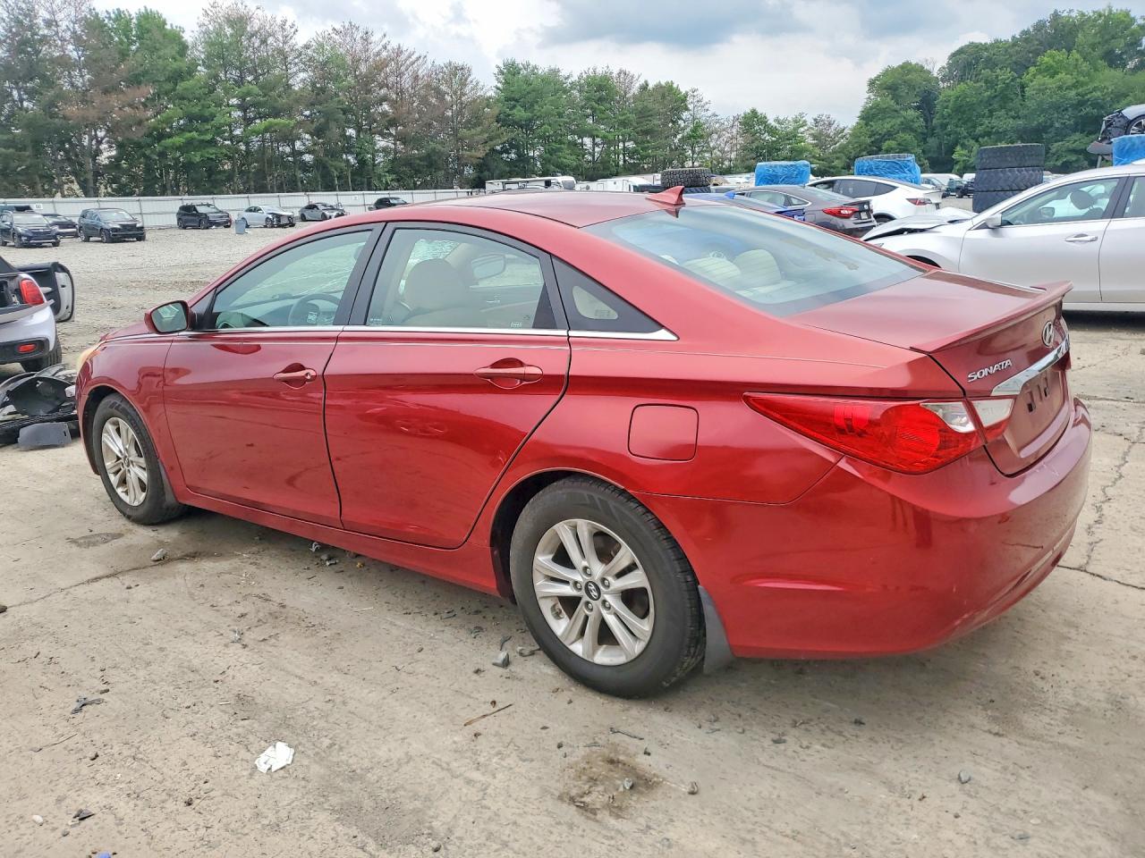 2013 Hyundai Sonata Gls Red vin: 5NPEB4AC2DH533654