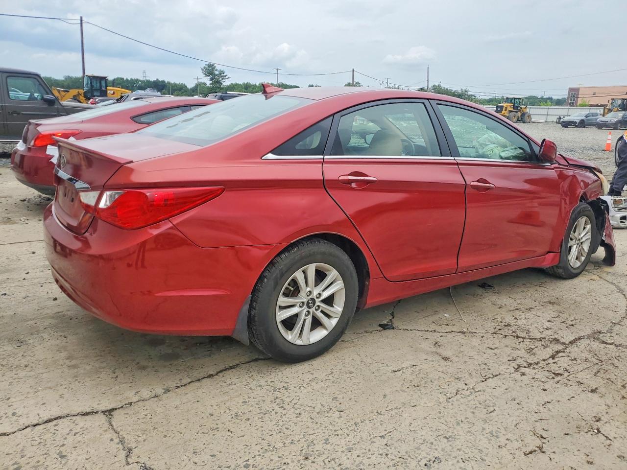 2013 Hyundai Sonata Gls Red vin: 5NPEB4AC2DH533654
