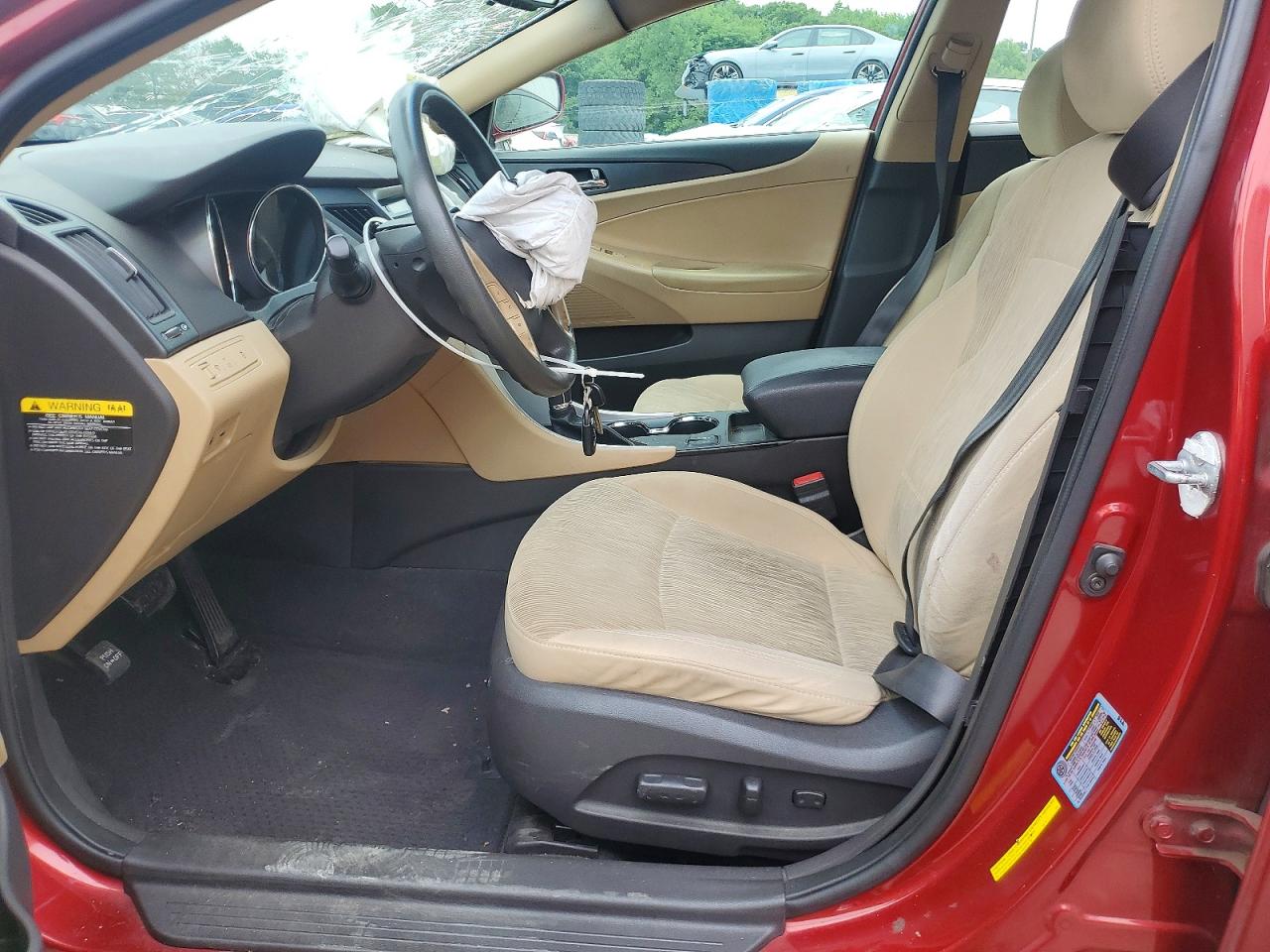2013 Hyundai Sonata Gls Red vin: 5NPEB4AC2DH533654