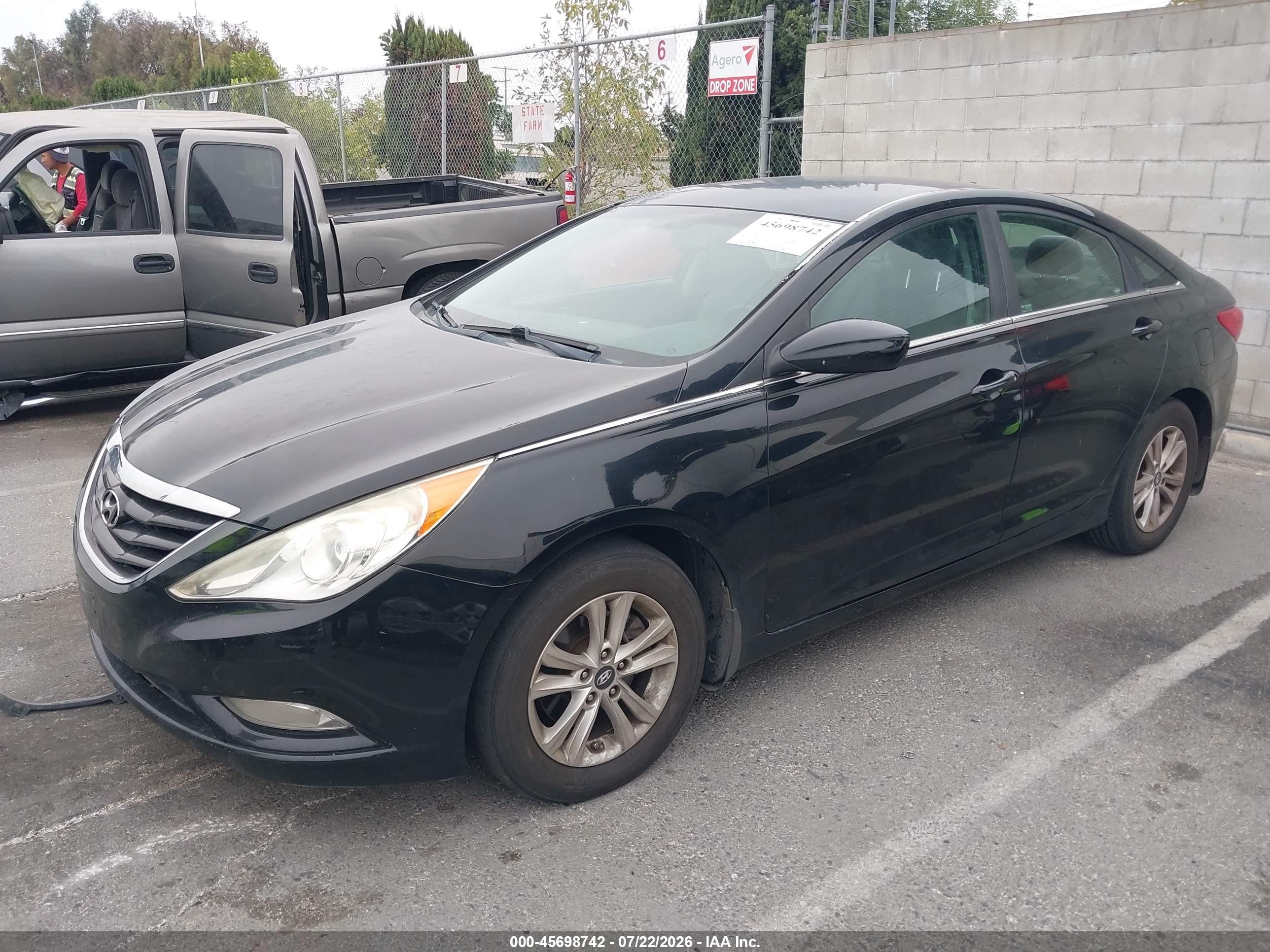 2013 Hyundai Sonata Gls Black vin: 5NPEB4AC2DH538899