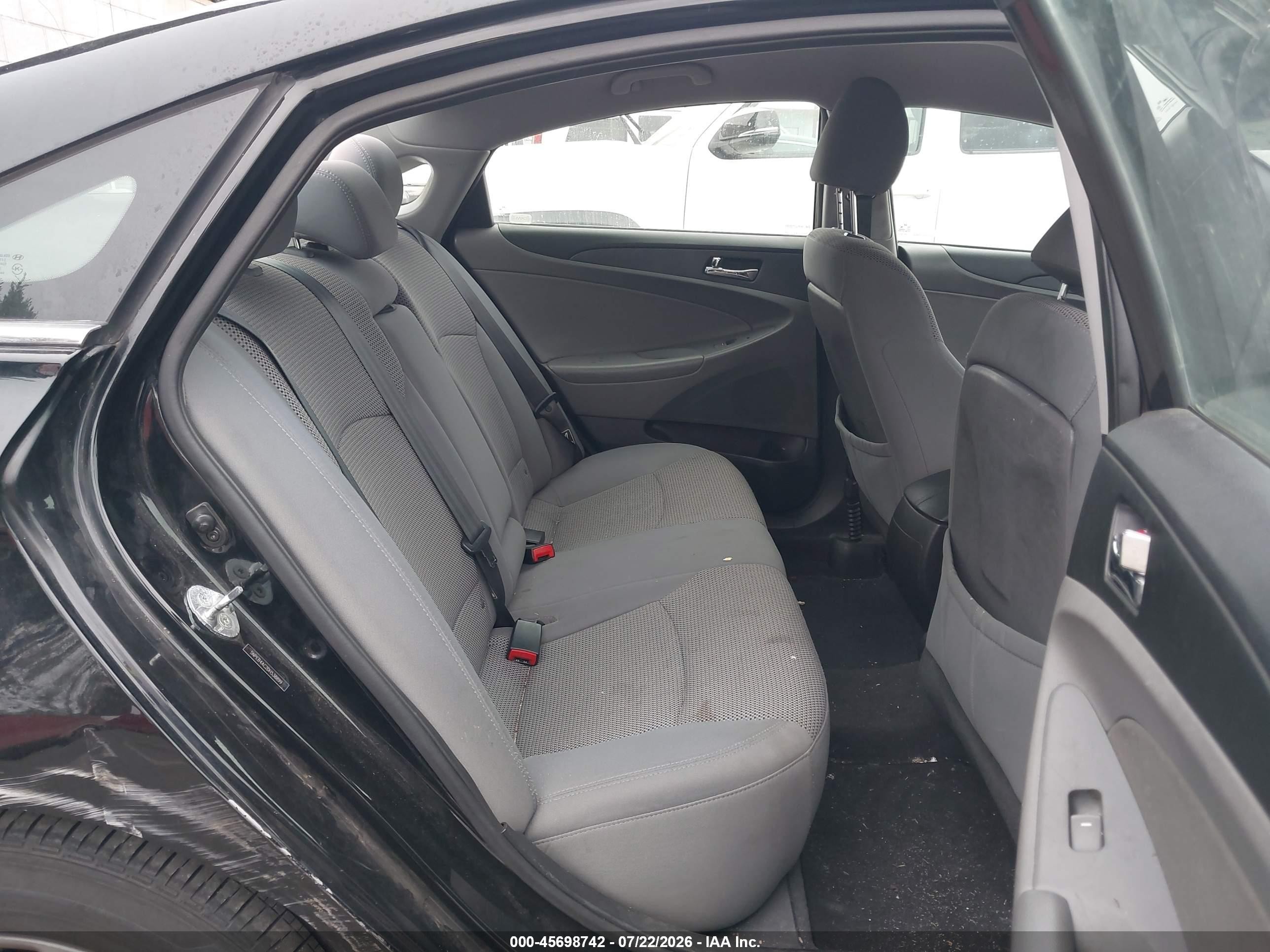 2013 Hyundai Sonata Gls Black vin: 5NPEB4AC2DH538899