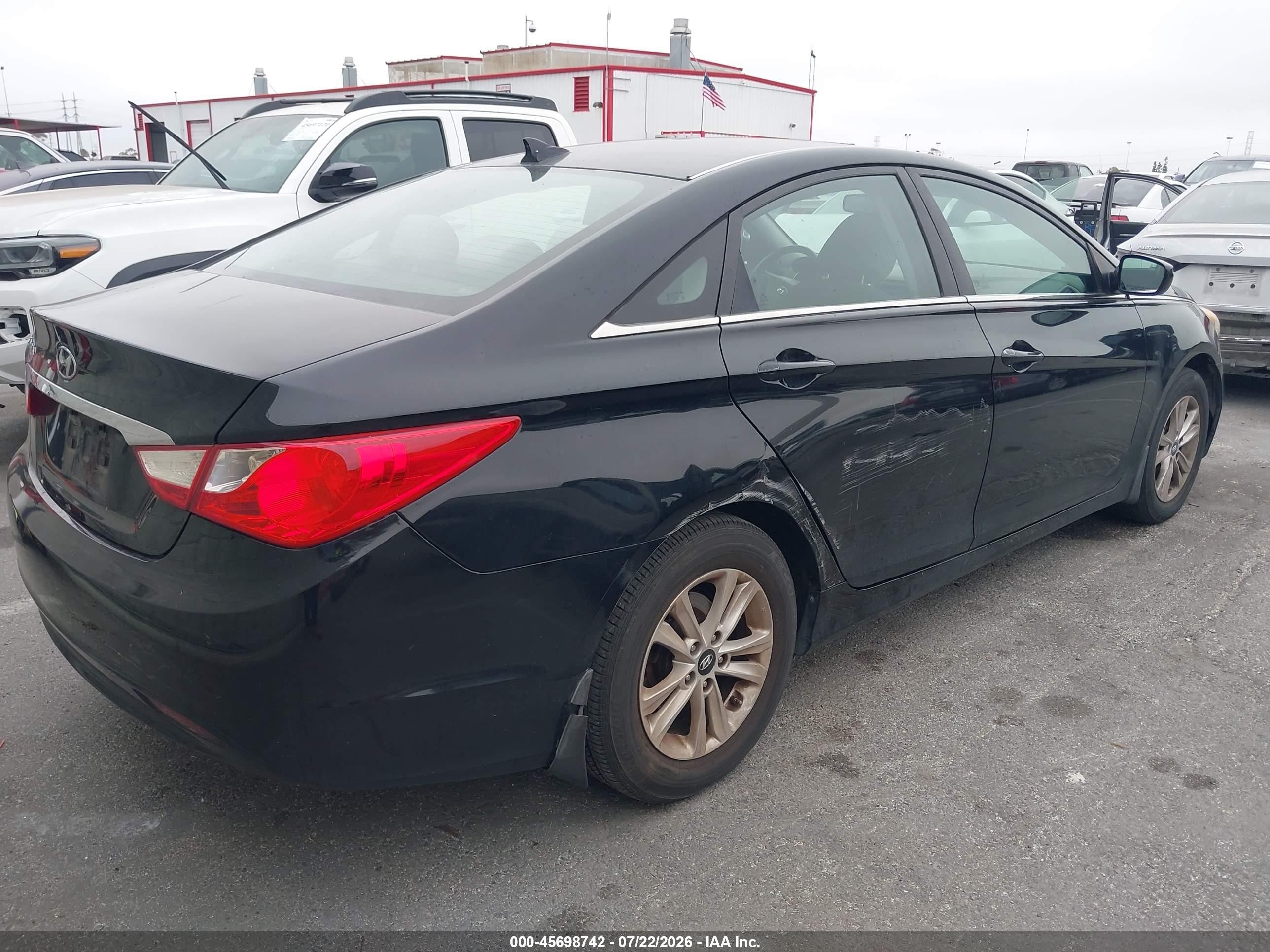 2013 Hyundai Sonata Gls Black vin: 5NPEB4AC2DH538899