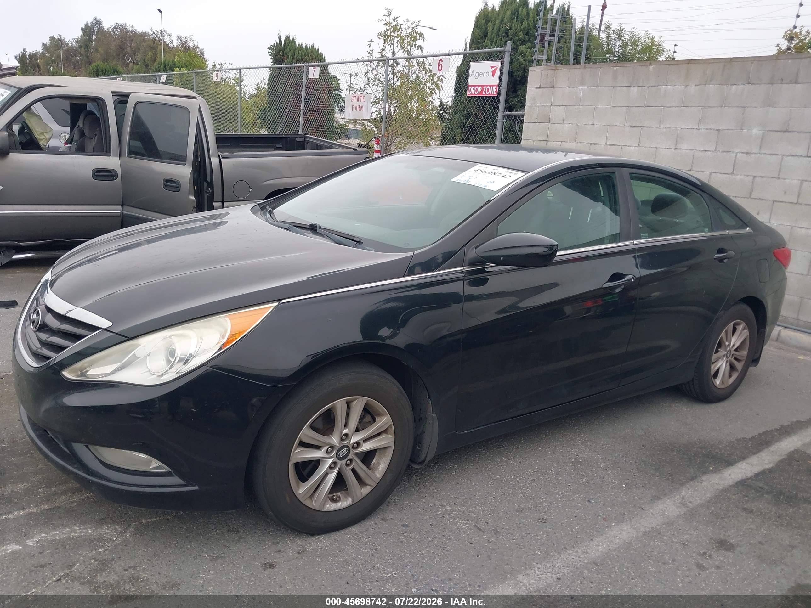 2013 Hyundai Sonata Gls Black vin: 5NPEB4AC2DH538899