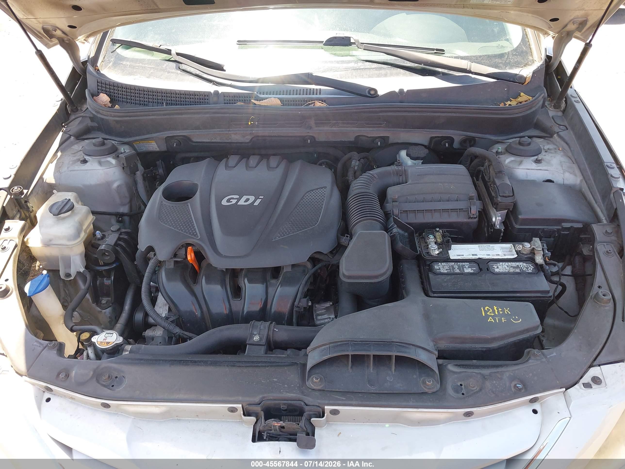 2013 Hyundai Sonata Gls Silver vin: 5NPEB4AC2DH546467