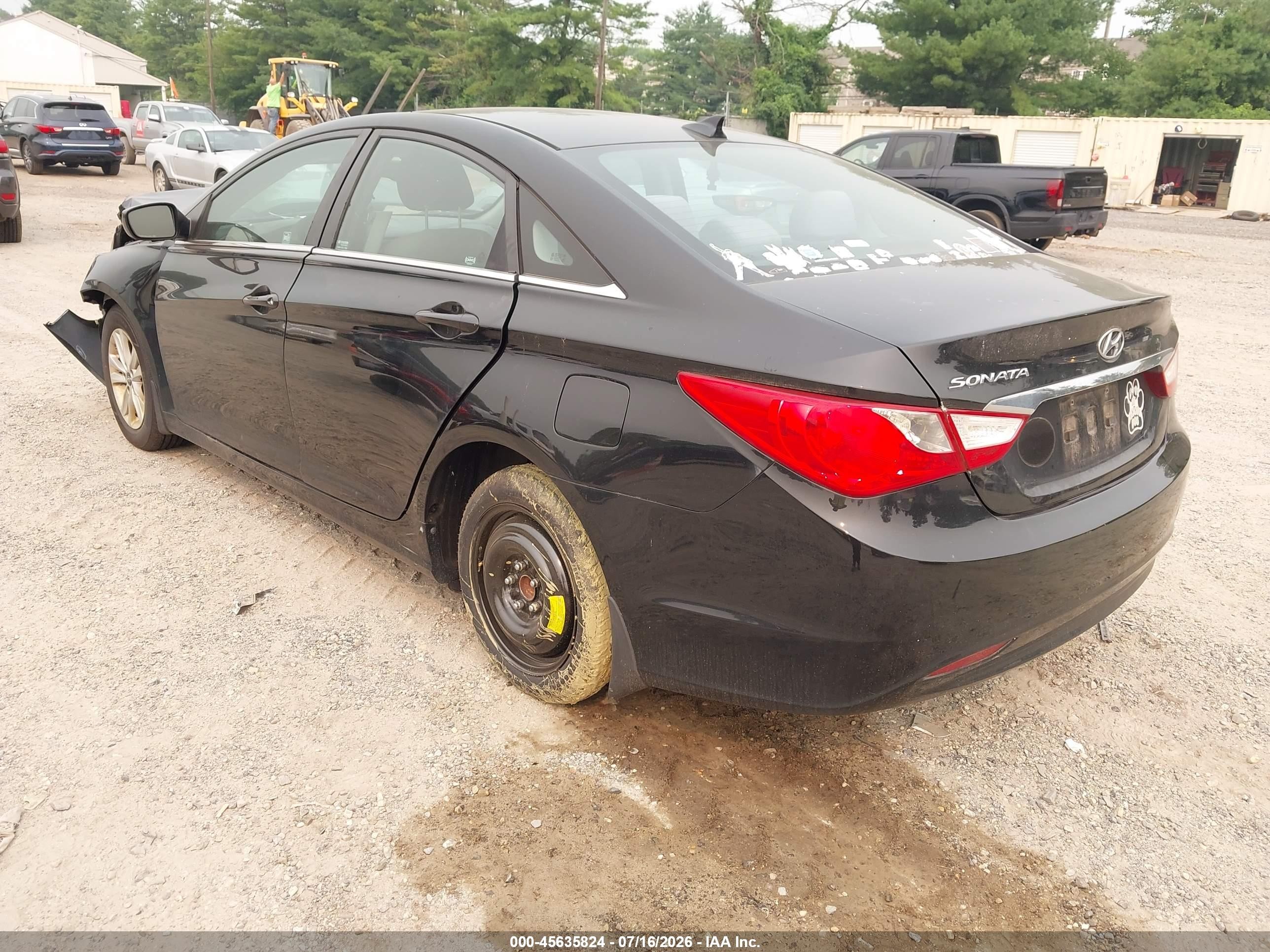 2013 Hyundai Sonata Gls Black vin: 5NPEB4AC2DH552429